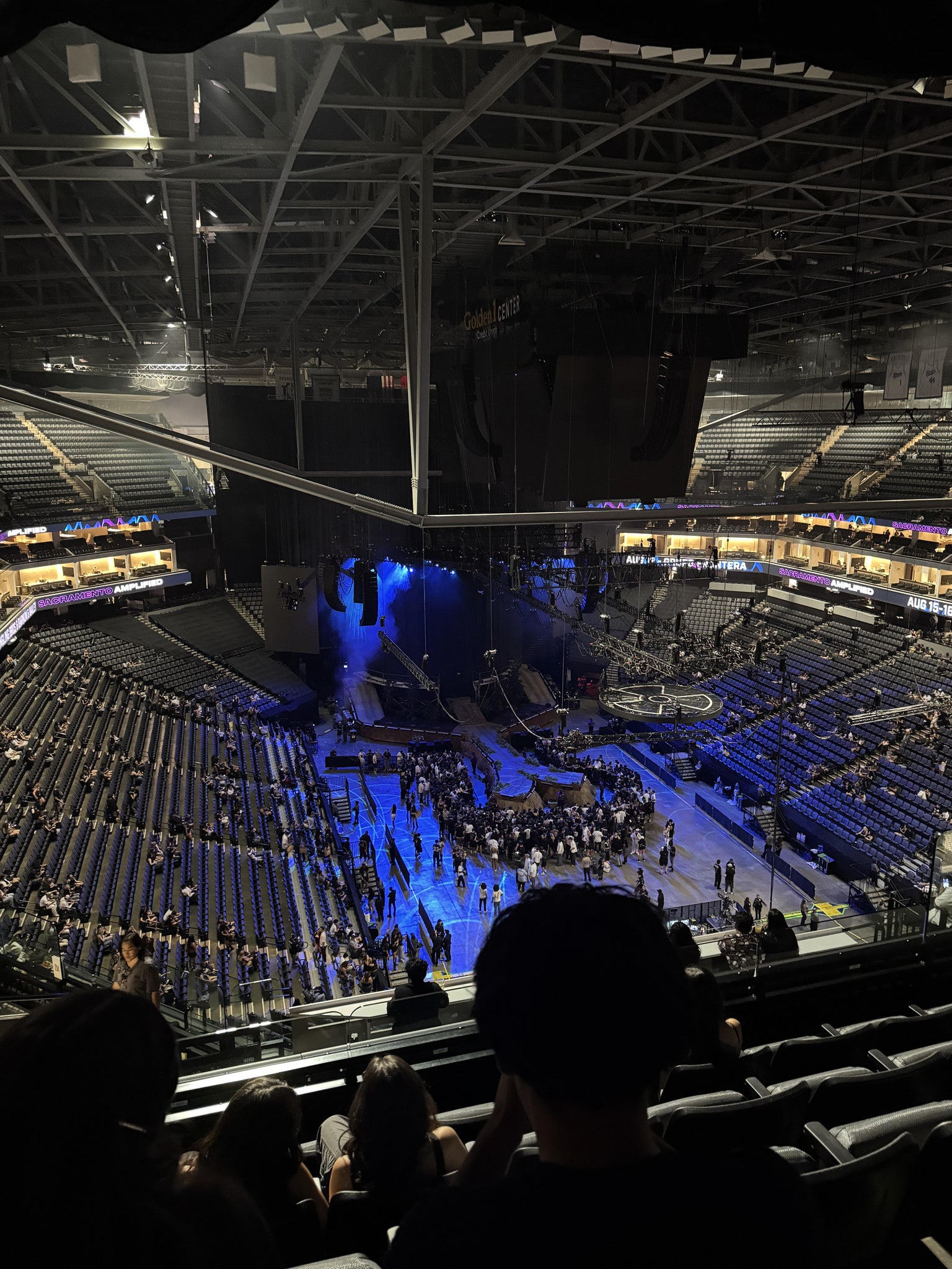 Real Fan View taken from Section 213 at Golden 1 Center by Alexis gwyneth G