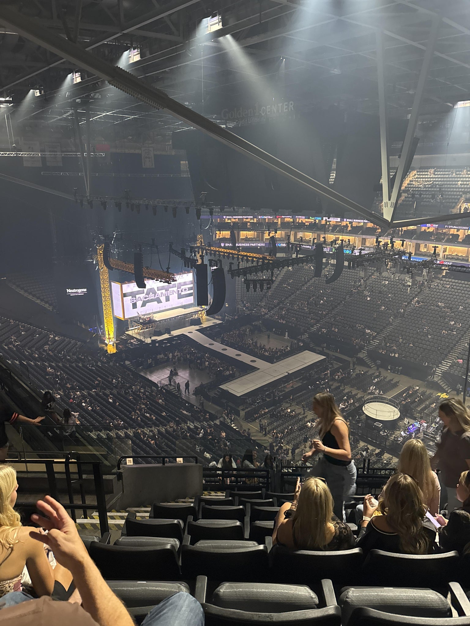 Real Fan View taken from Section 215 at Golden 1 Center by Halie C