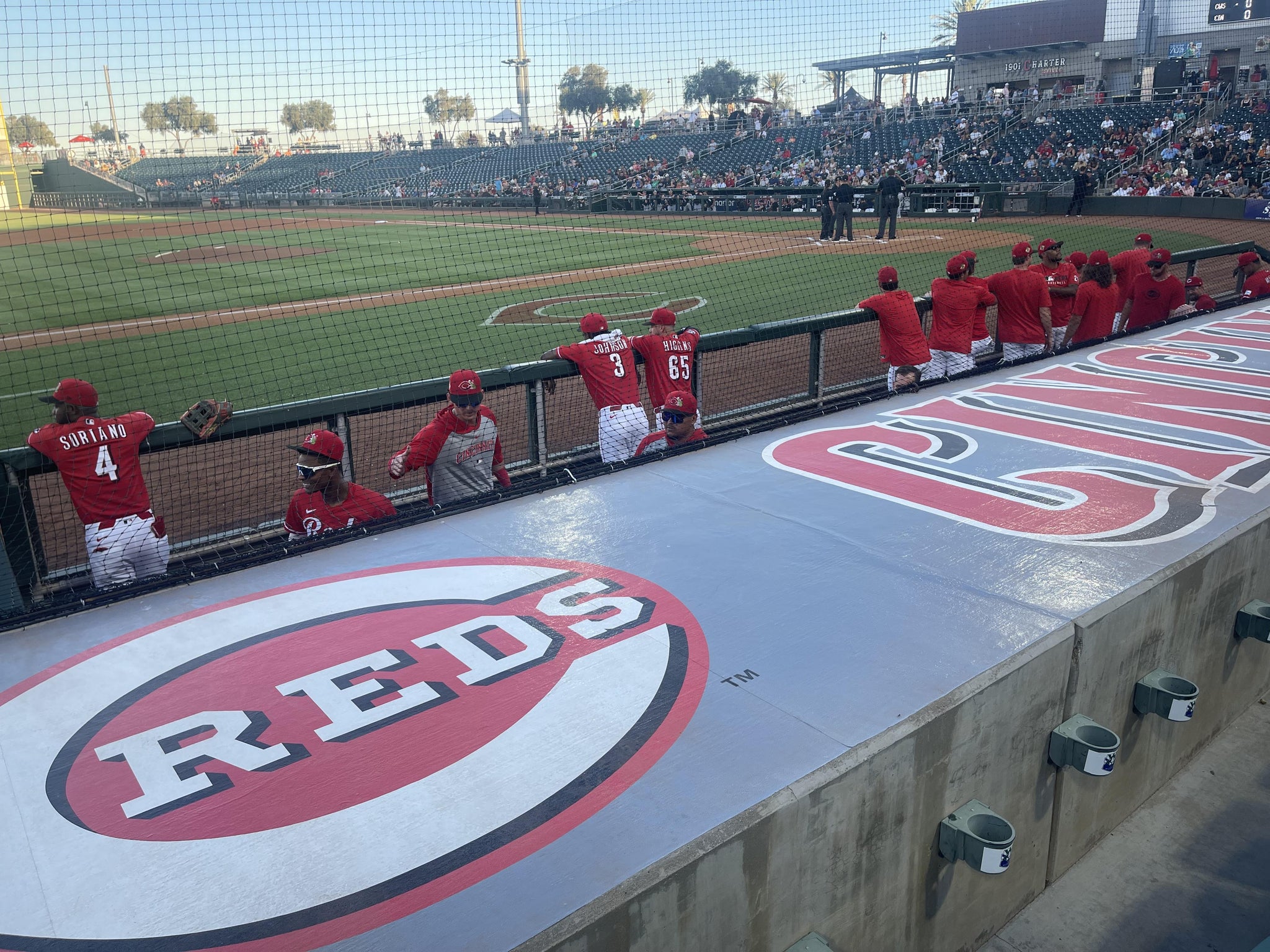 Real Fan View taken from Section 107 at Goodyear Ballpark by Ian W