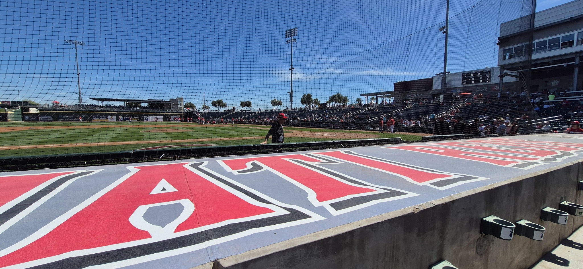 Real Fan View taken from Section 108 at Goodyear Ballpark by Johnathan H