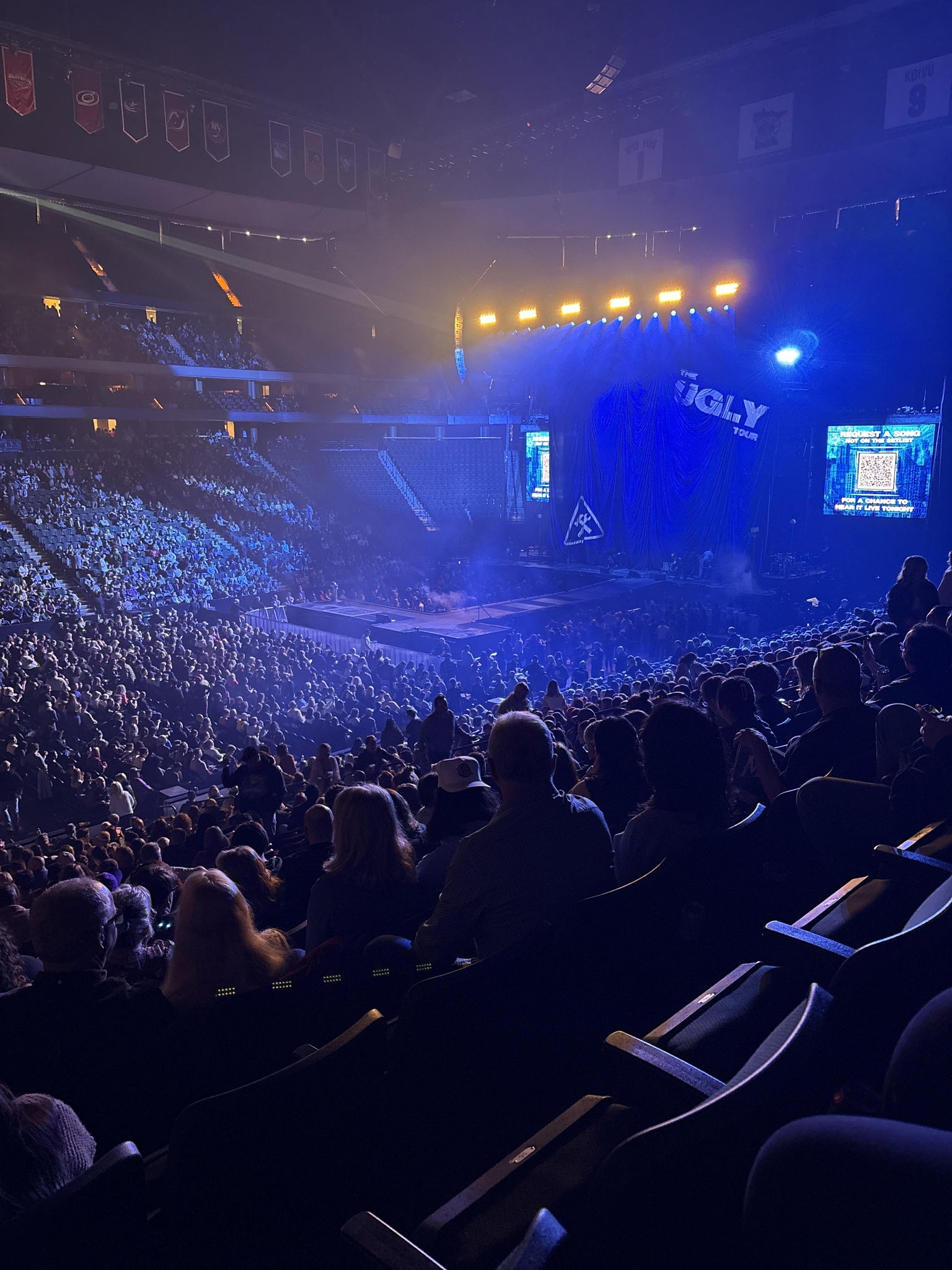 Real Fan View taken from Section 105 at Grand Casino Arena by Stephanie S