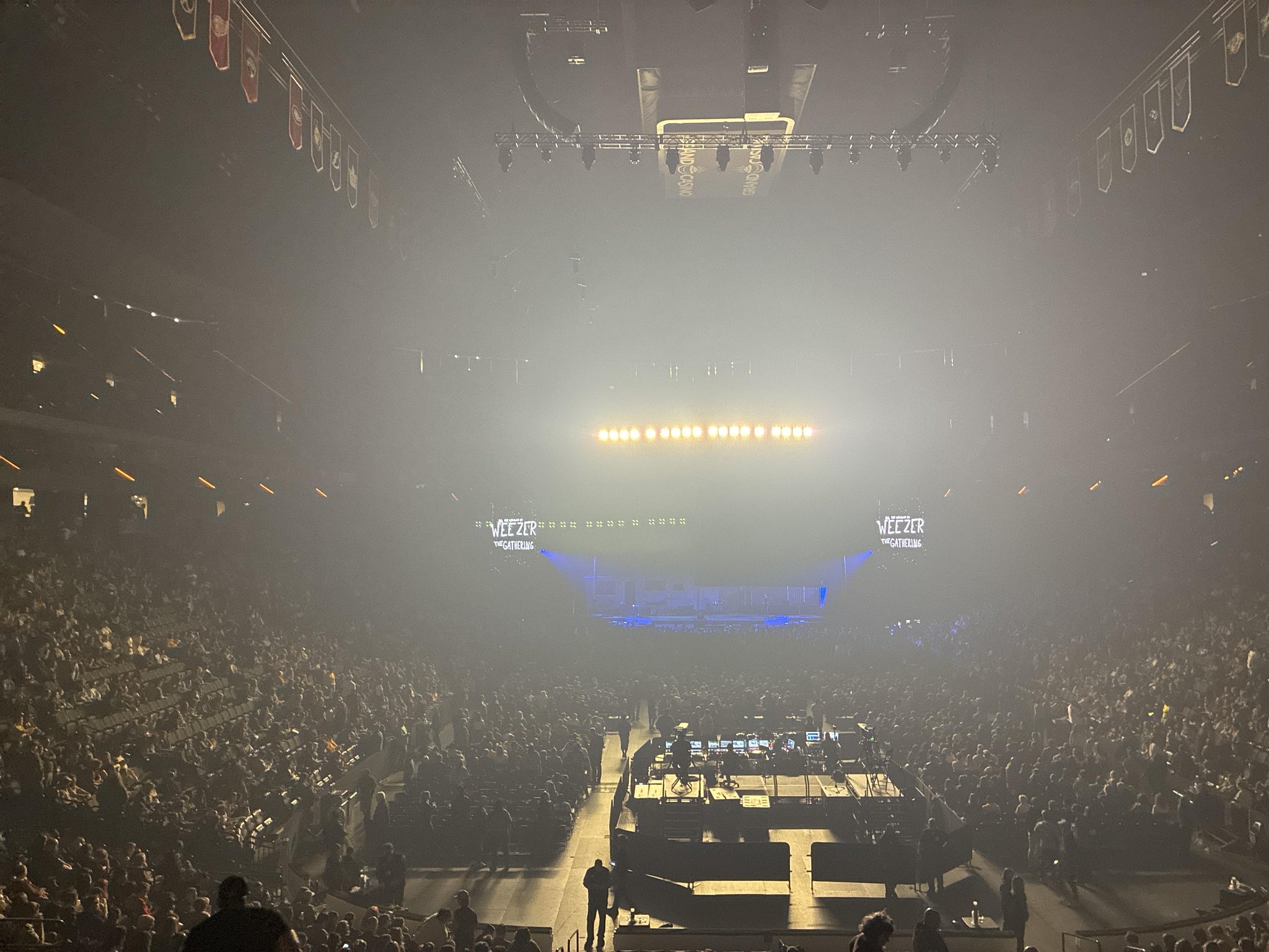 Real Fan View taken from Section 110 at Grand Casino Arena by Jasper W
