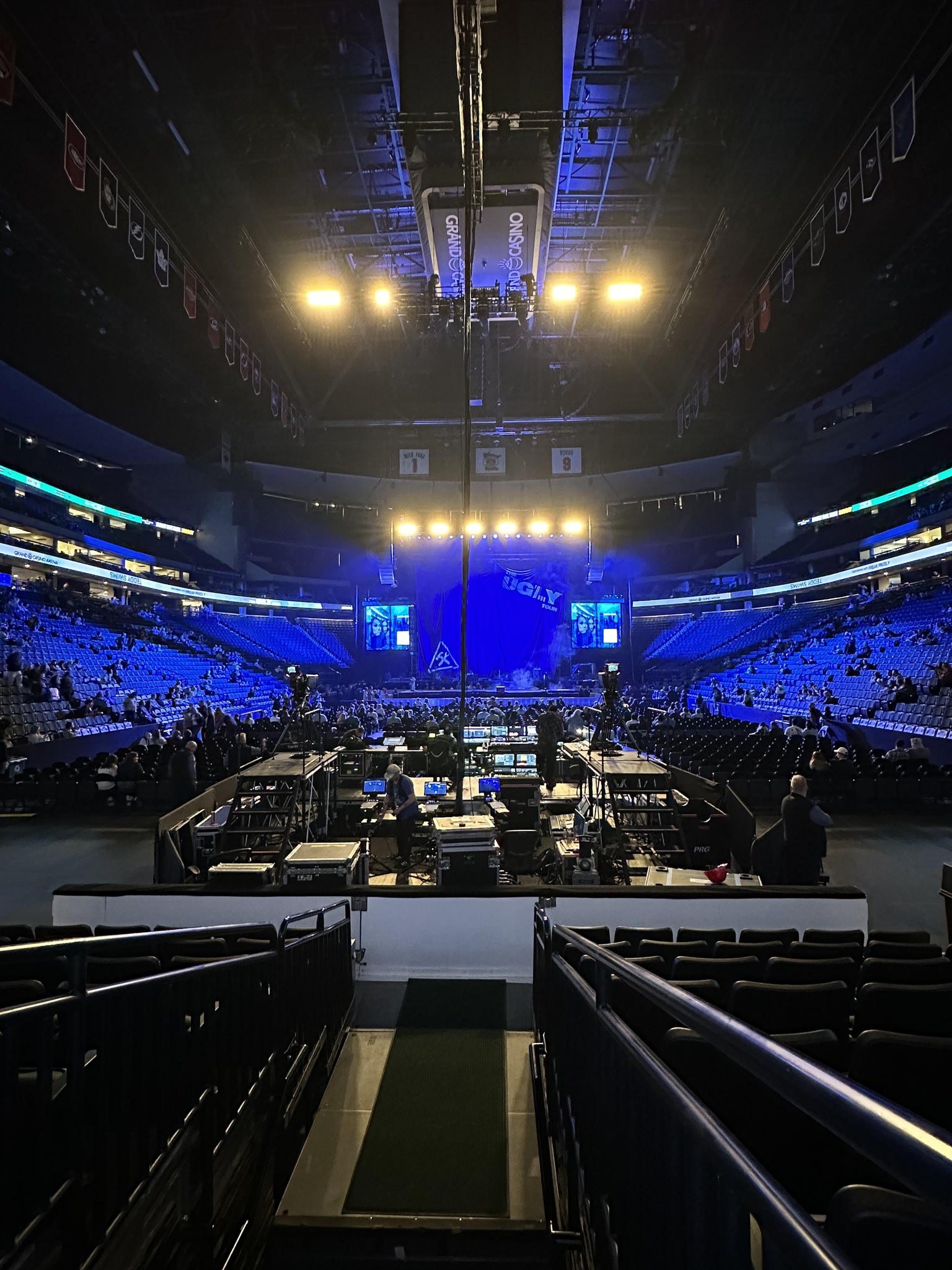 Real Fan View taken from Section 110 at Grand Casino Arena by Lera N