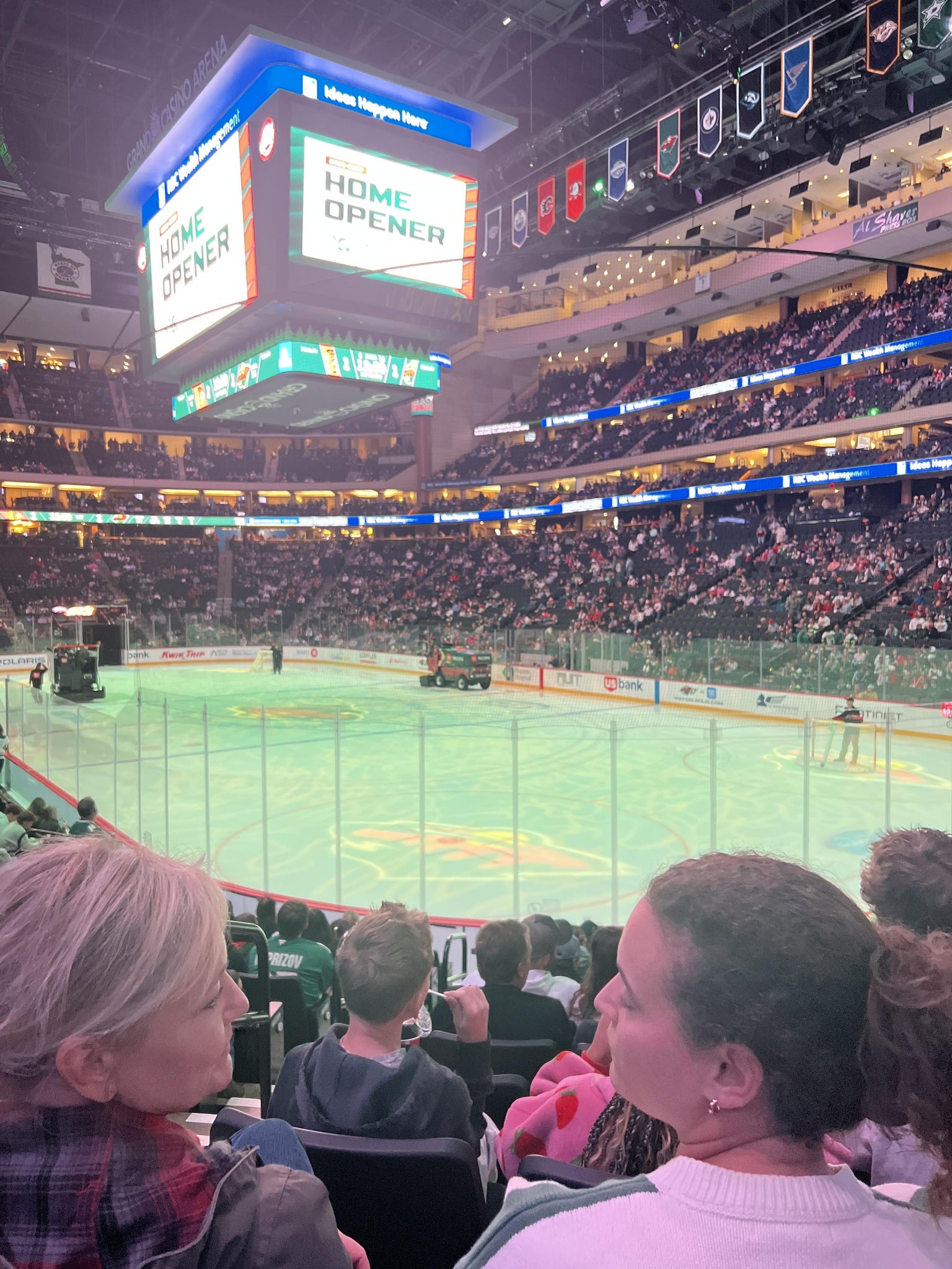 Real Fan View taken from Section 112 at Grand Casino Arena by Brooklyn M