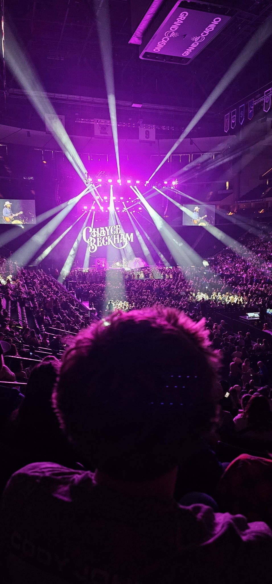 Real Fan View taken from Section 112 at Grand Casino Arena by Renee L