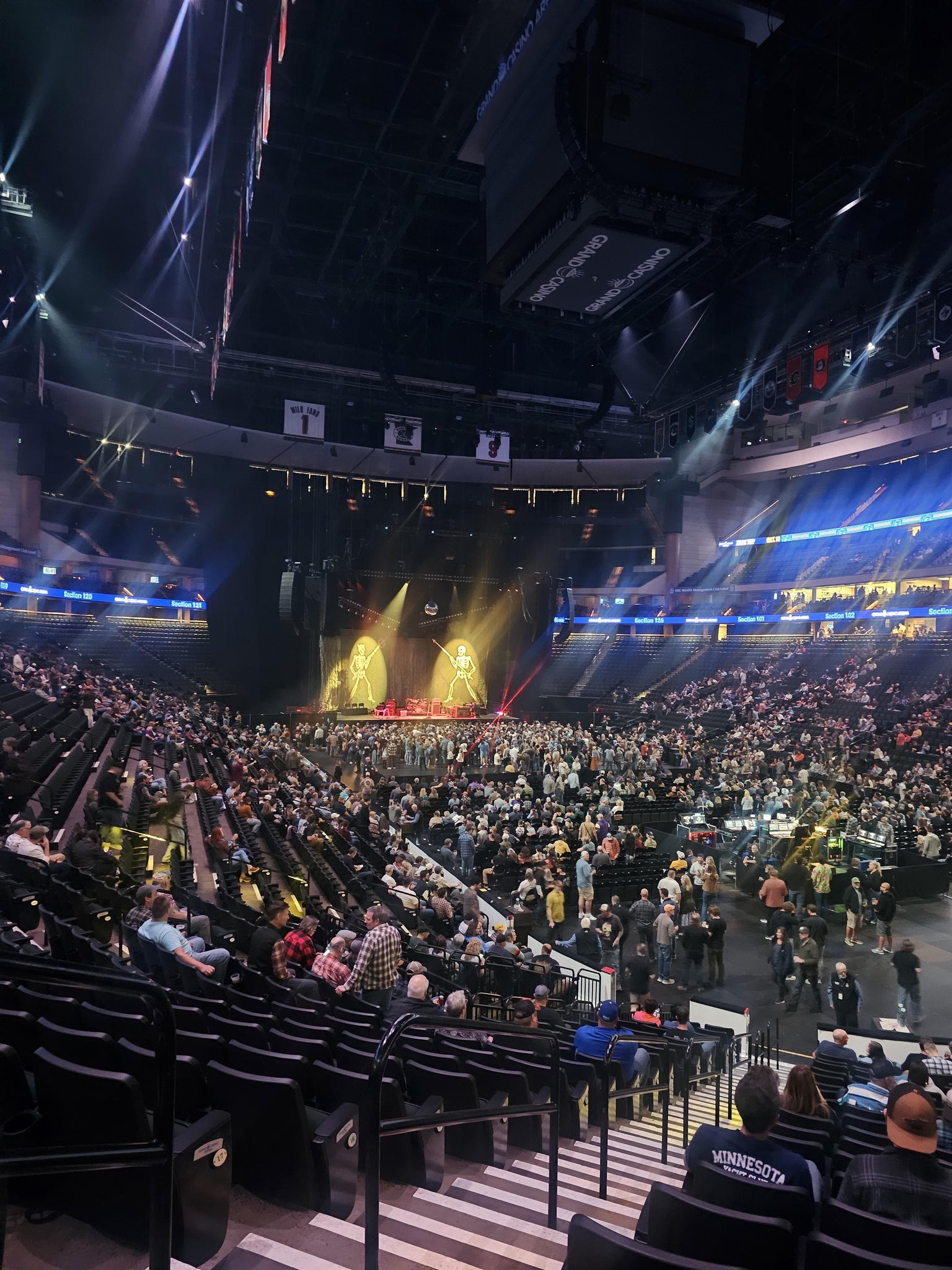 Real Fan View taken from Section 112 at Grand Casino Arena by Anonymous User