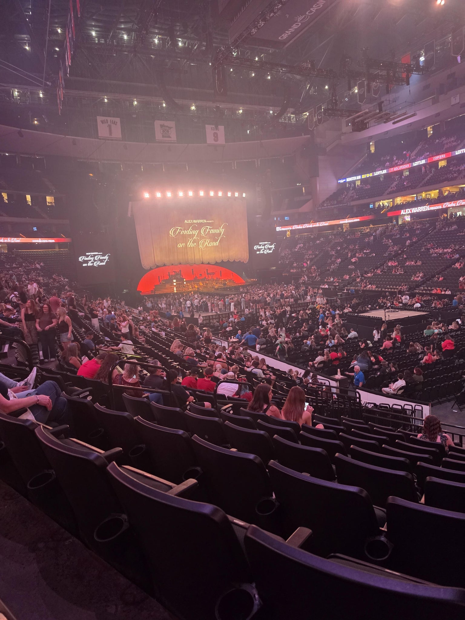 Real Fan View taken from Section 113 at Grand Casino Arena by Kaitlyn T
