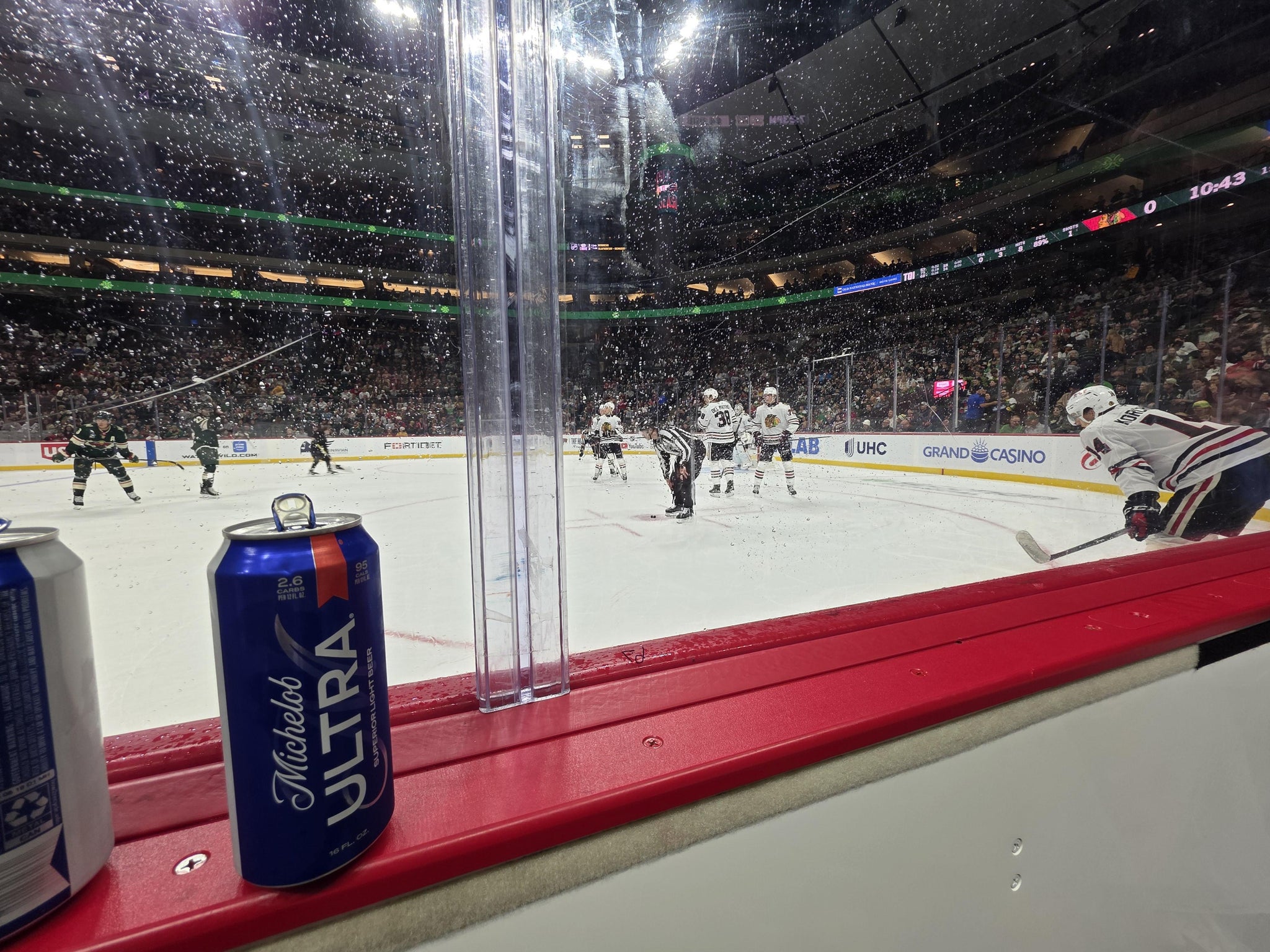 Real Fan View taken from Section 115 at Grand Casino Arena by Michael B