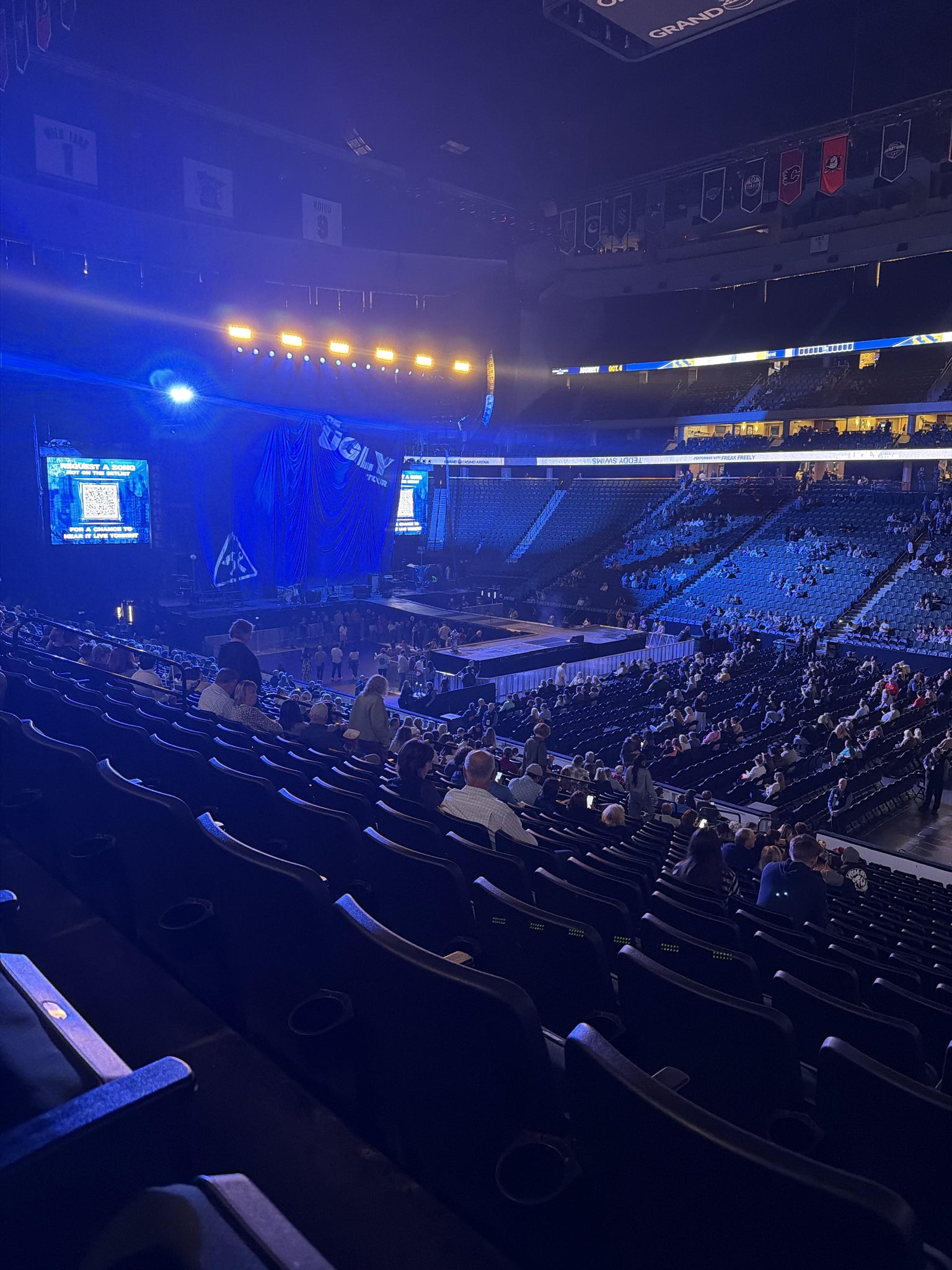 Real Fan View taken from Section 115 at Grand Casino Arena by Joseph G