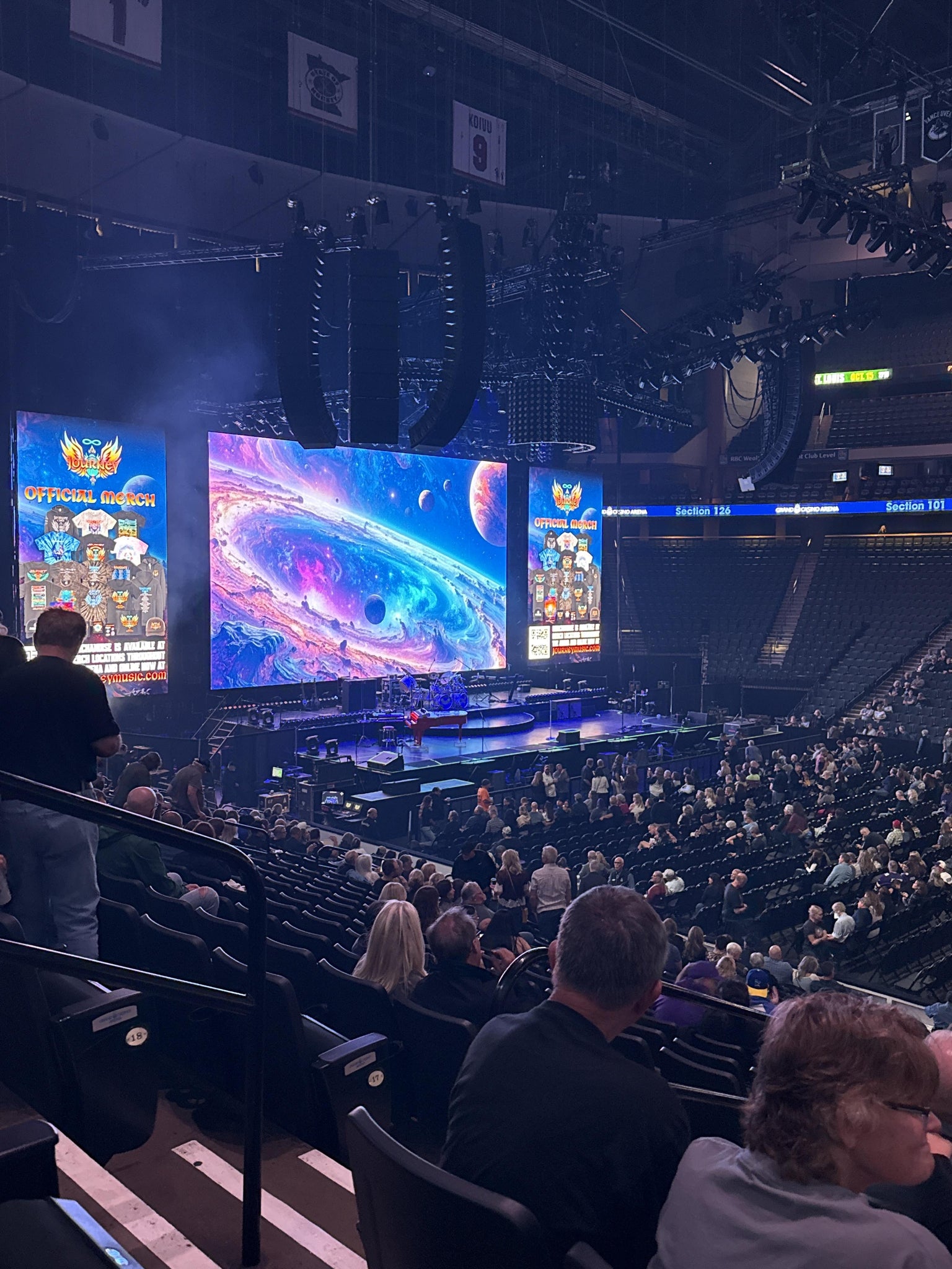 Real Fan View taken from Section 116 at Grand Casino Arena by Caleb A