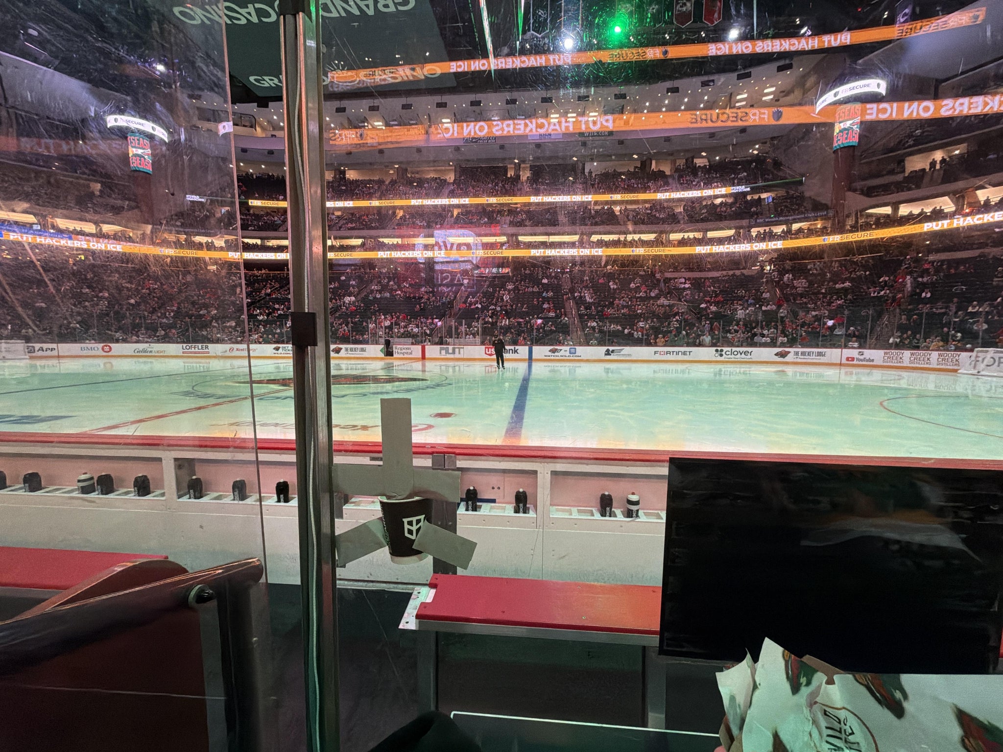 Real Fan View taken from Section 116 at Grand Casino Arena by Peter O