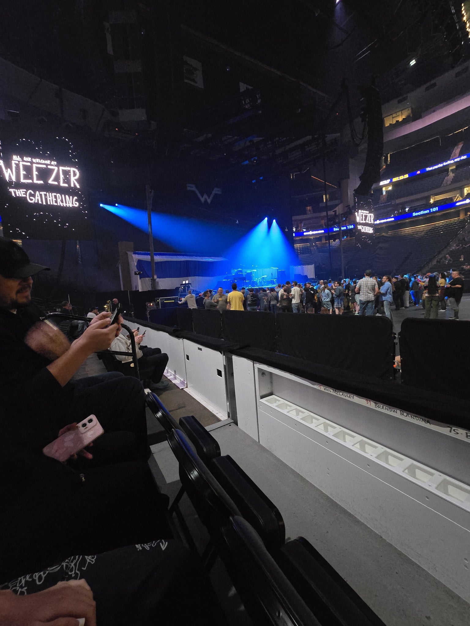 Real Fan View taken from Section 117 at Grand Casino Arena by Jacqueline D