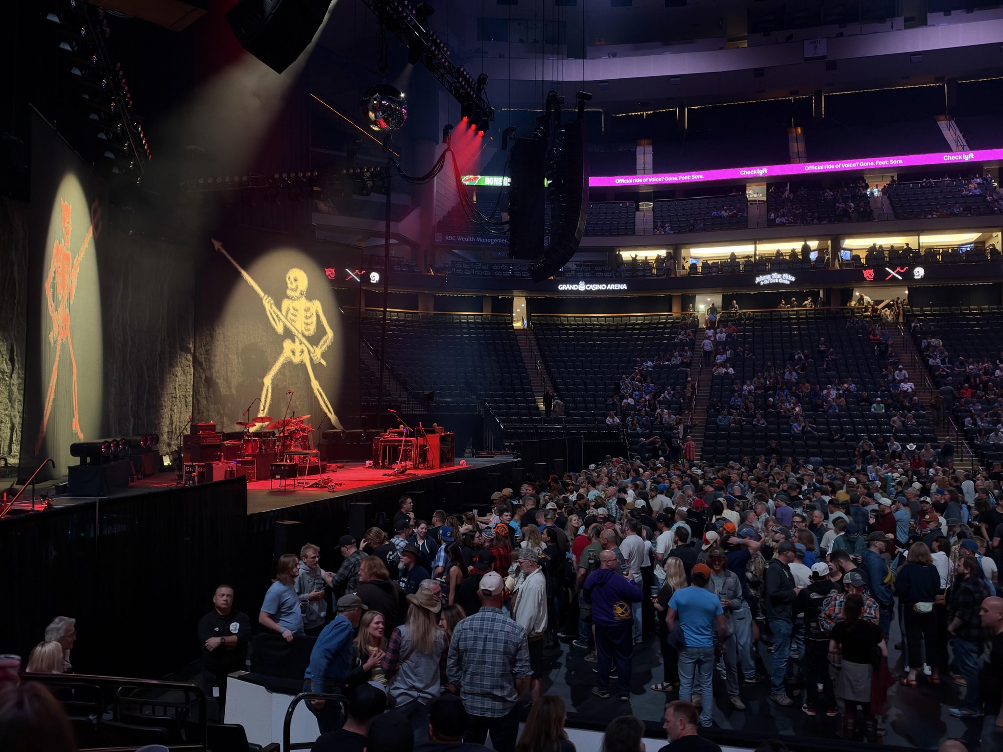 Real Fan View taken from Section 118 at Grand Casino Arena by Kyle M