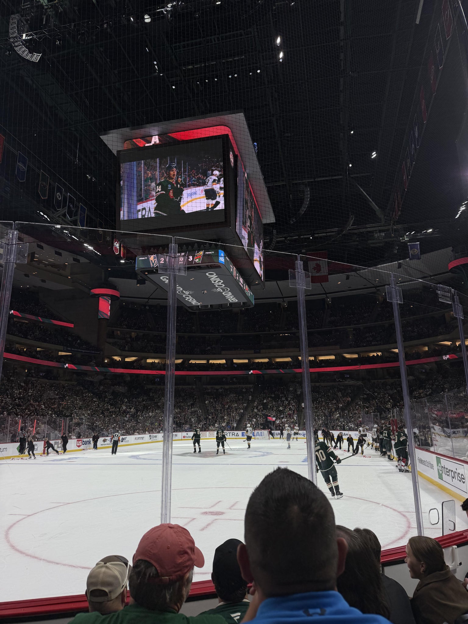 Real Fan View taken from Section 121 at Grand Casino Arena by Olivia H