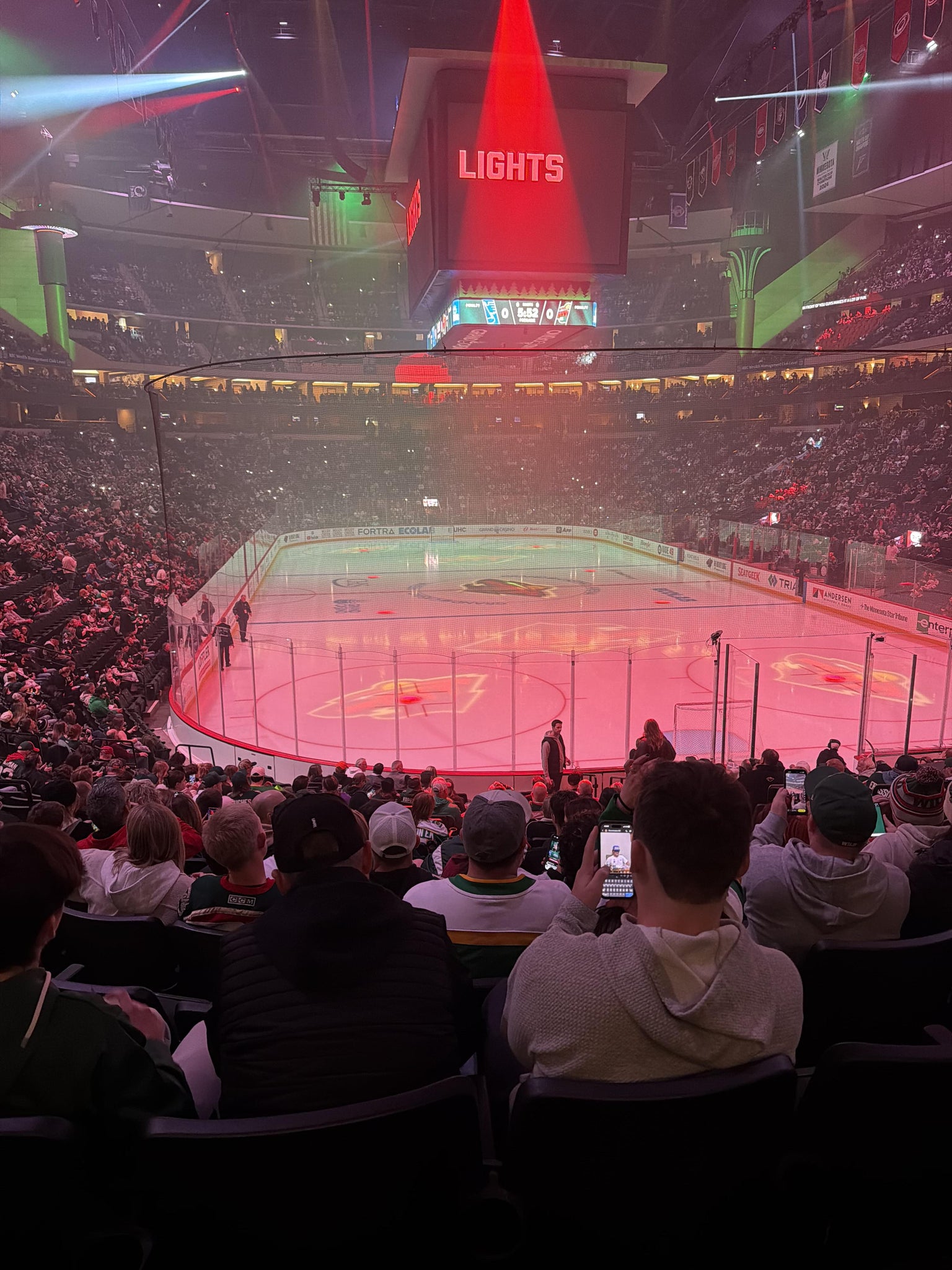Real Fan View taken from Section 124 at Grand Casino Arena by Jill W