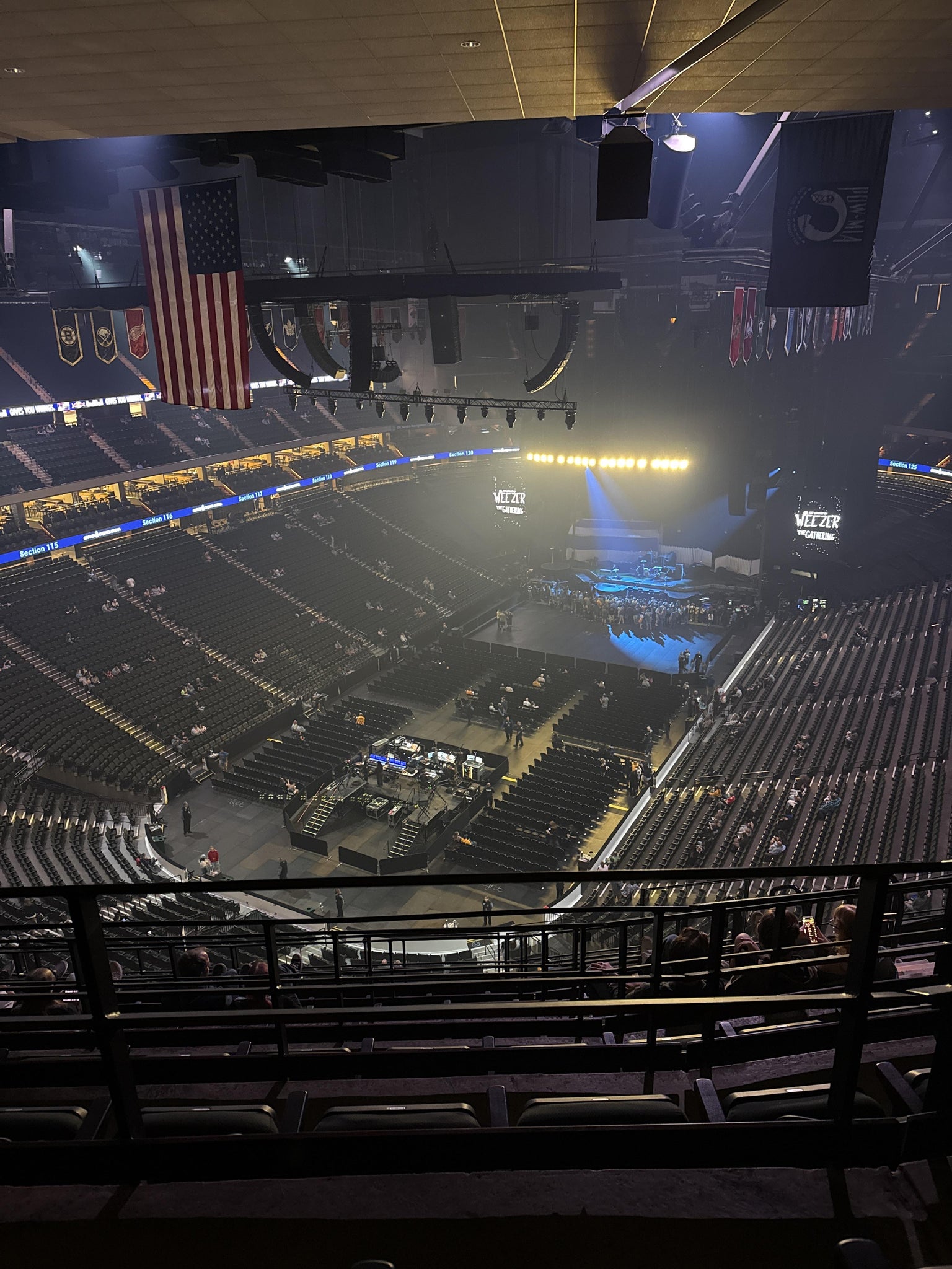Real Fan View taken from Section 209 at Grand Casino Arena by Victoria M