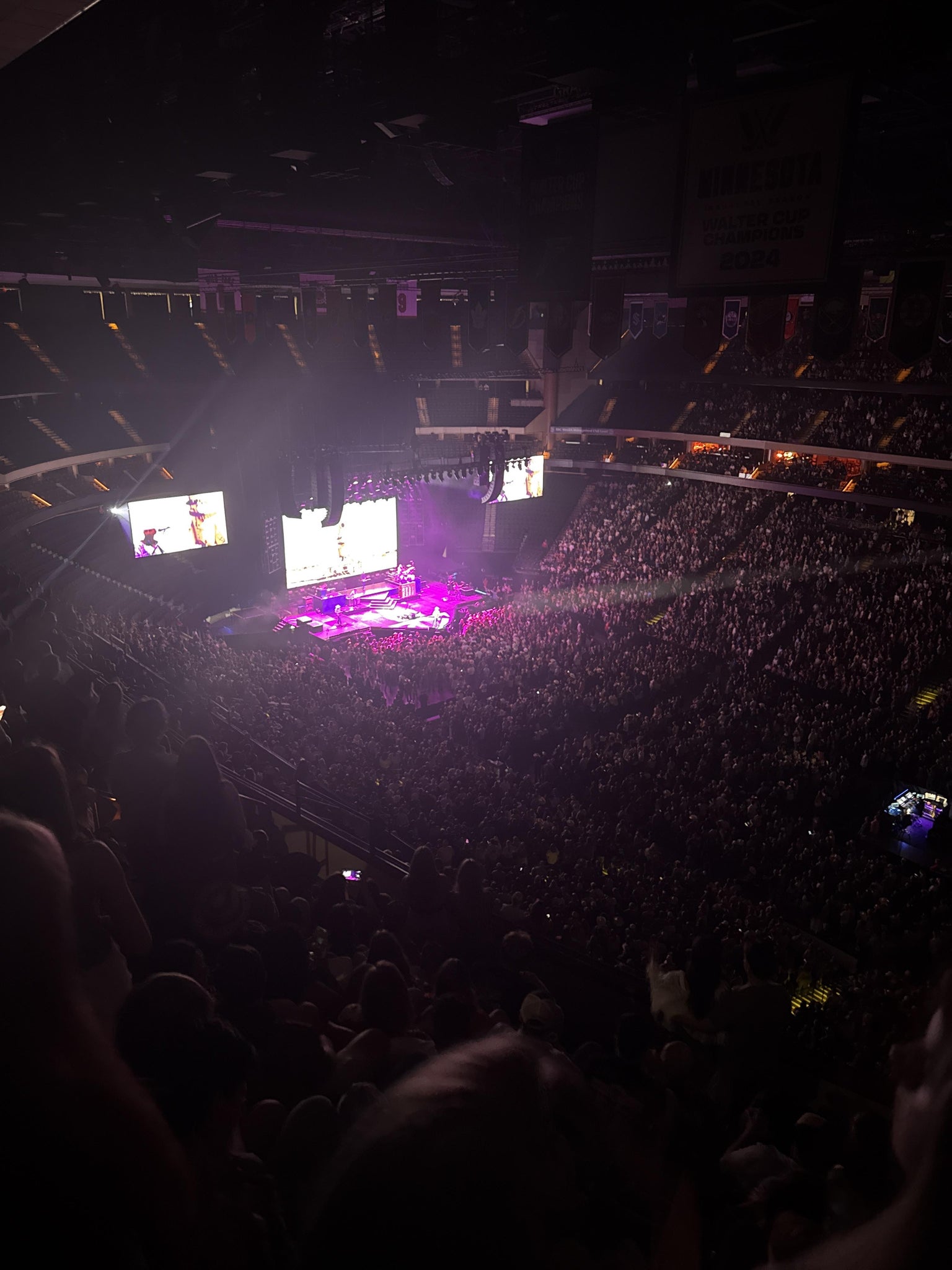 Real Fan View taken from Section 216 at Grand Casino Arena by Abbie G