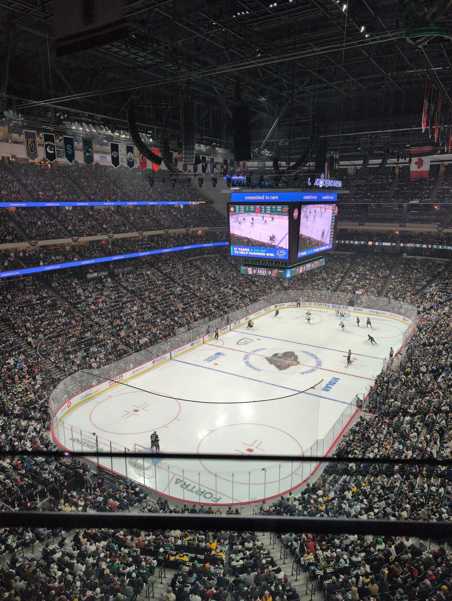 Real Fan View taken from Section 224 at Grand Casino Arena by Emily H