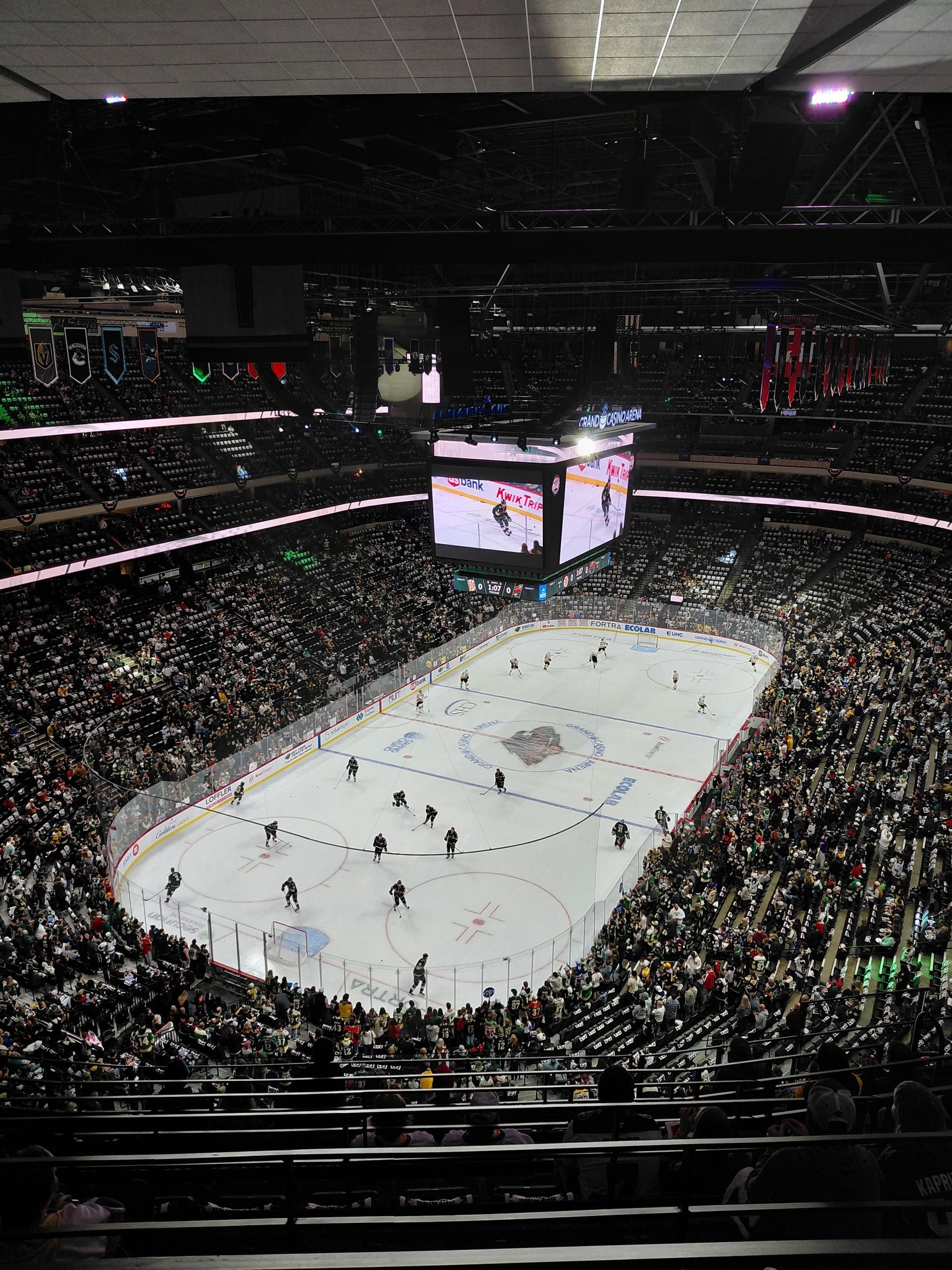 Real Fan View taken from Section 224 at Grand Casino Arena by Jason A