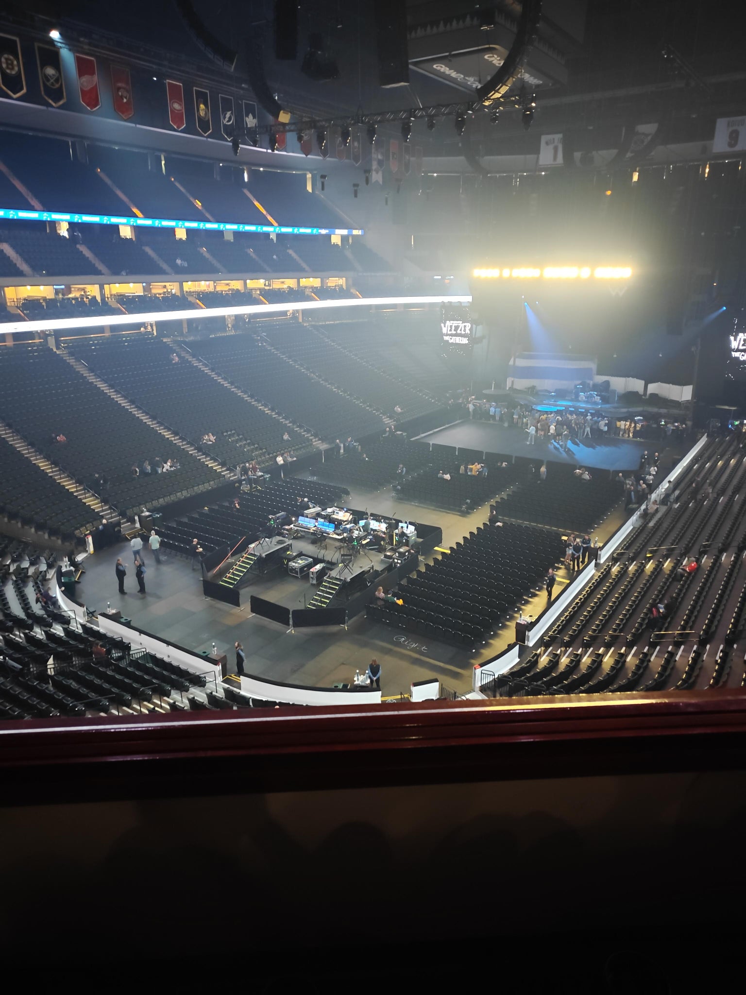 Real Fan View taken from Club 13 at Grand Casino Arena by Richard M