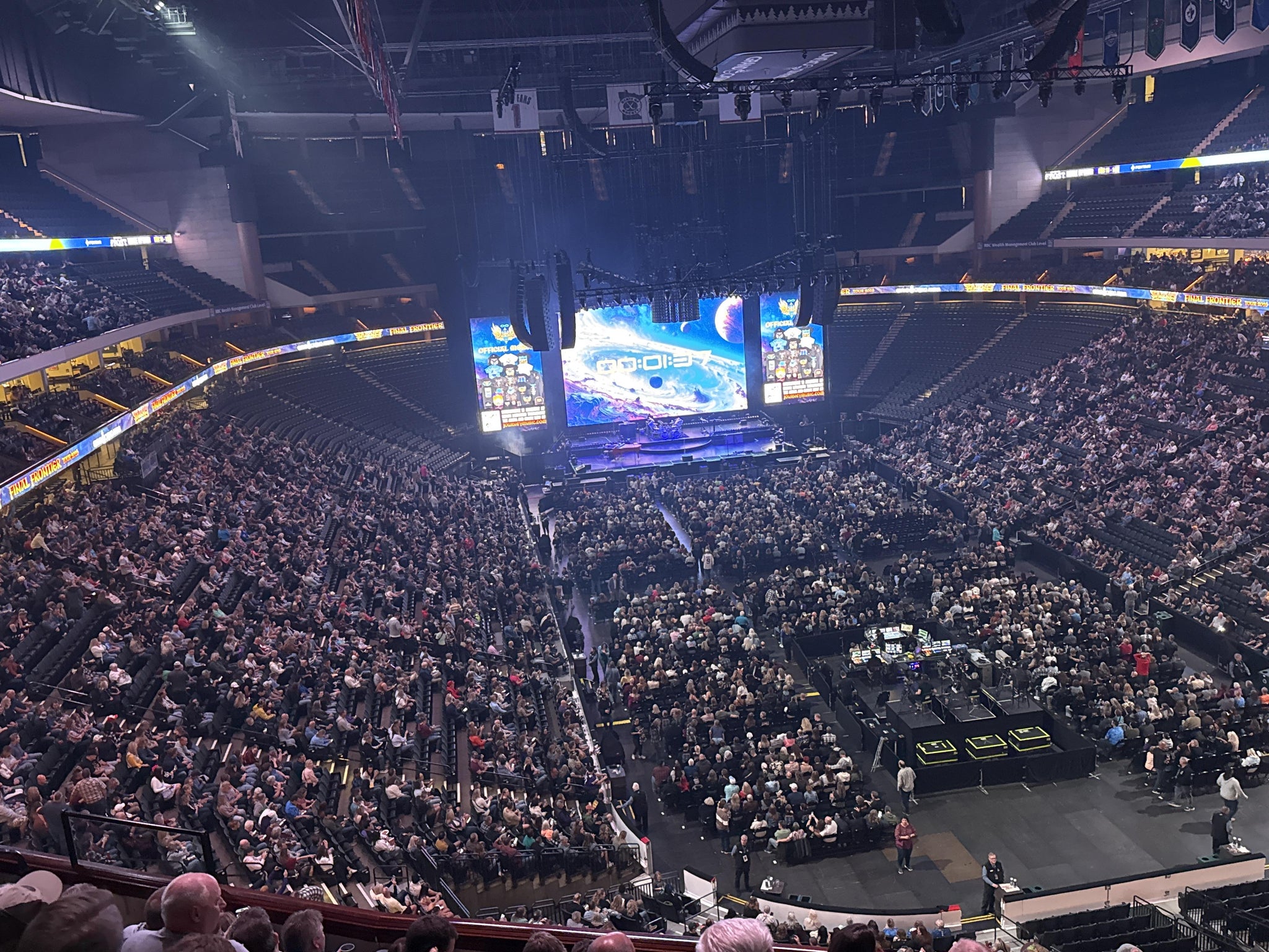 Real Fan View taken from Club 18 at Grand Casino Arena by Anonymous User