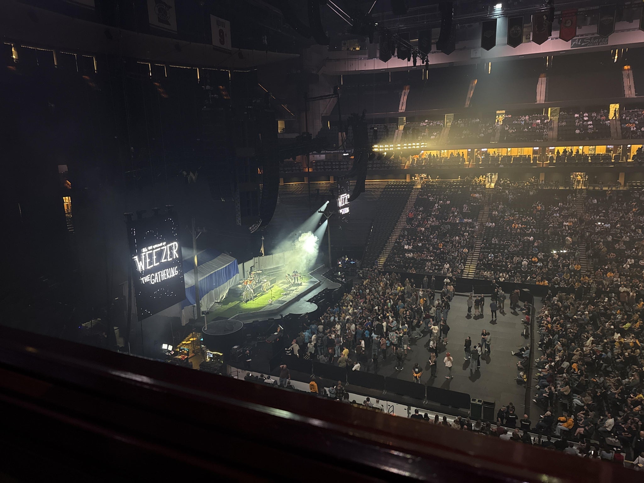 Real Fan View taken from Club 27 at Grand Casino Arena by Carissa W