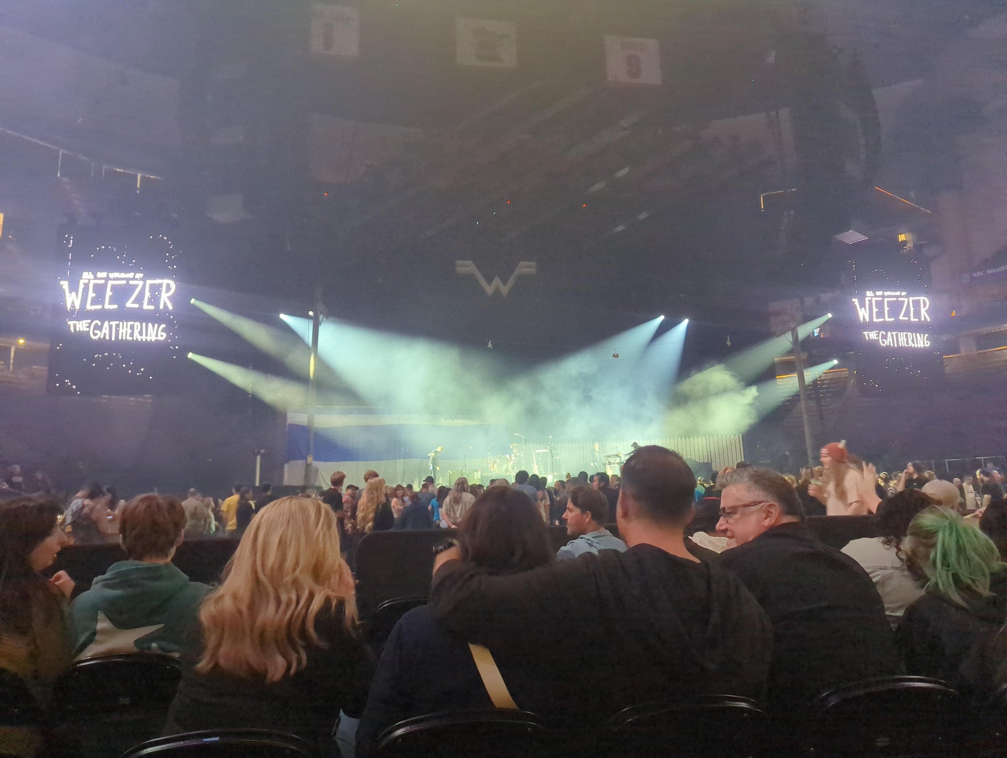 Real Fan View taken from Floor Left at Grand Casino Arena by Anonymous User