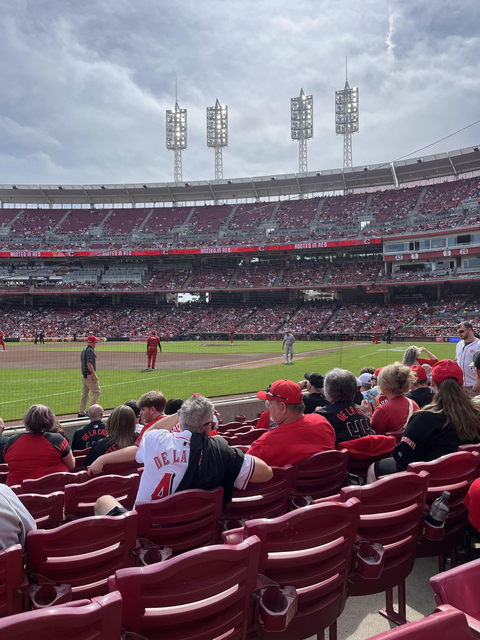 Real Fan View taken from Section 112 at Great American Ball Park by Jimmy G