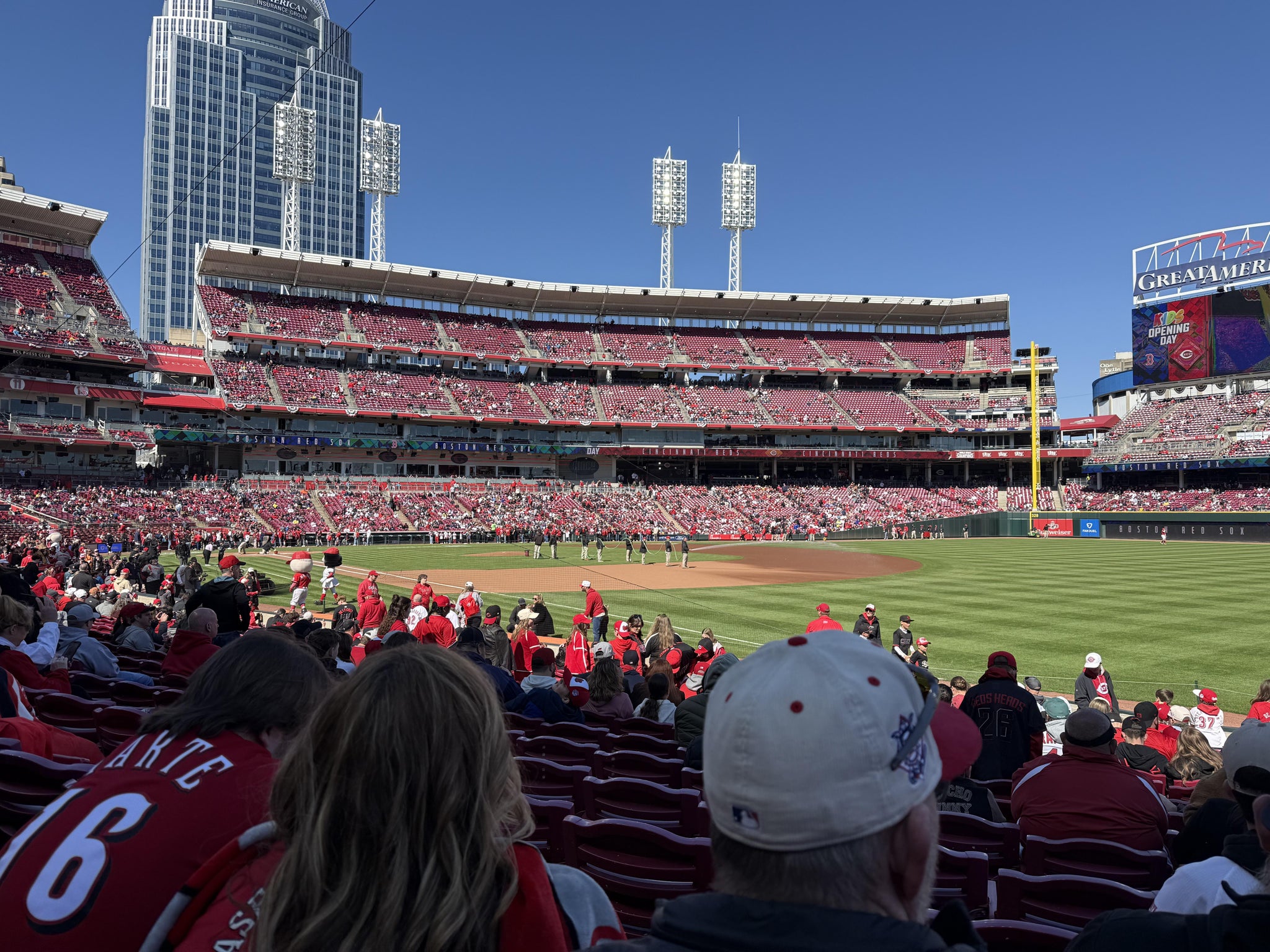 Real Fan View taken from Section 135 at Great American Ball Park by Ryan W