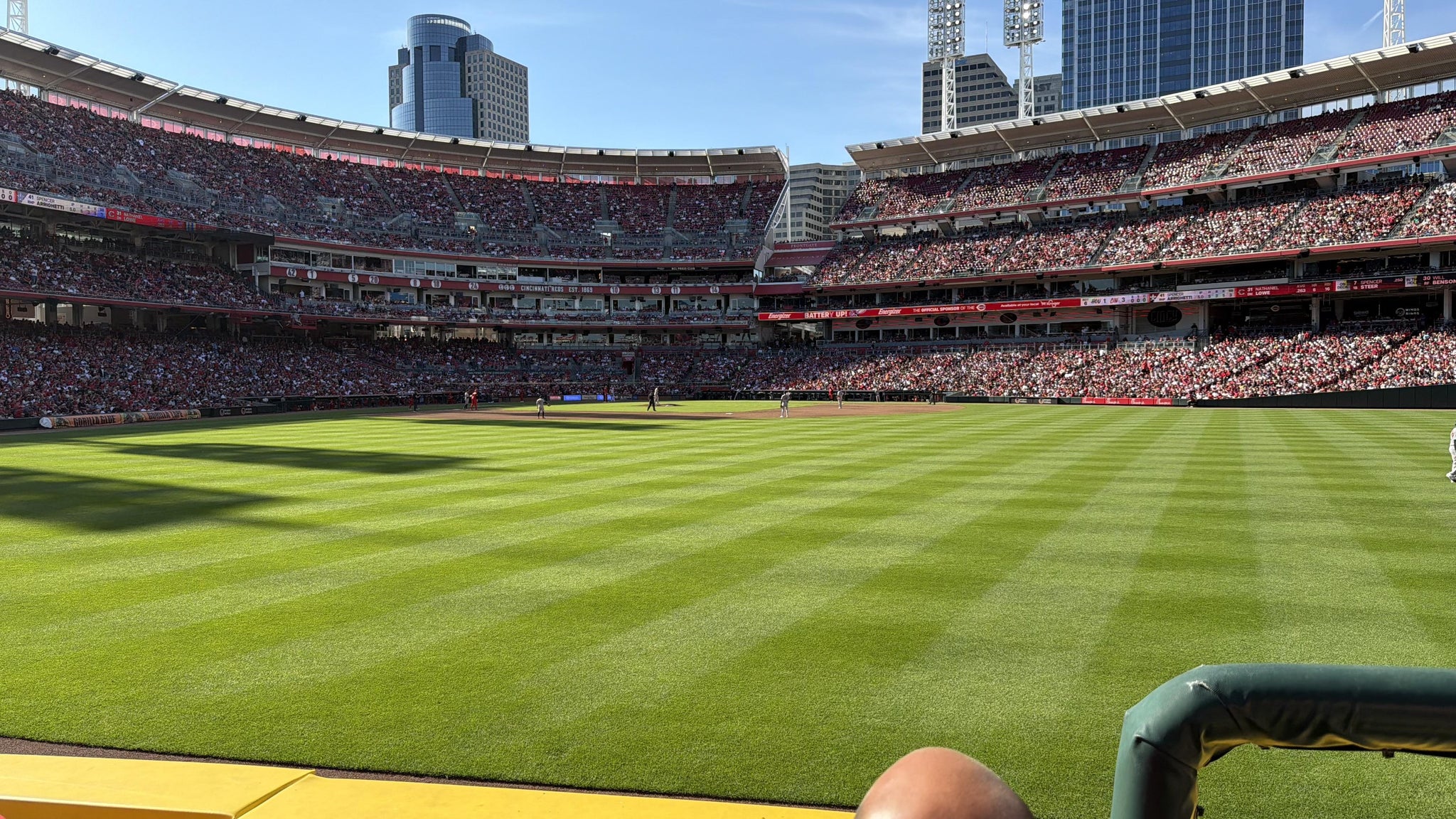 Real Fan View taken from Section 144 at Great American Ball Park by Anonymous User
