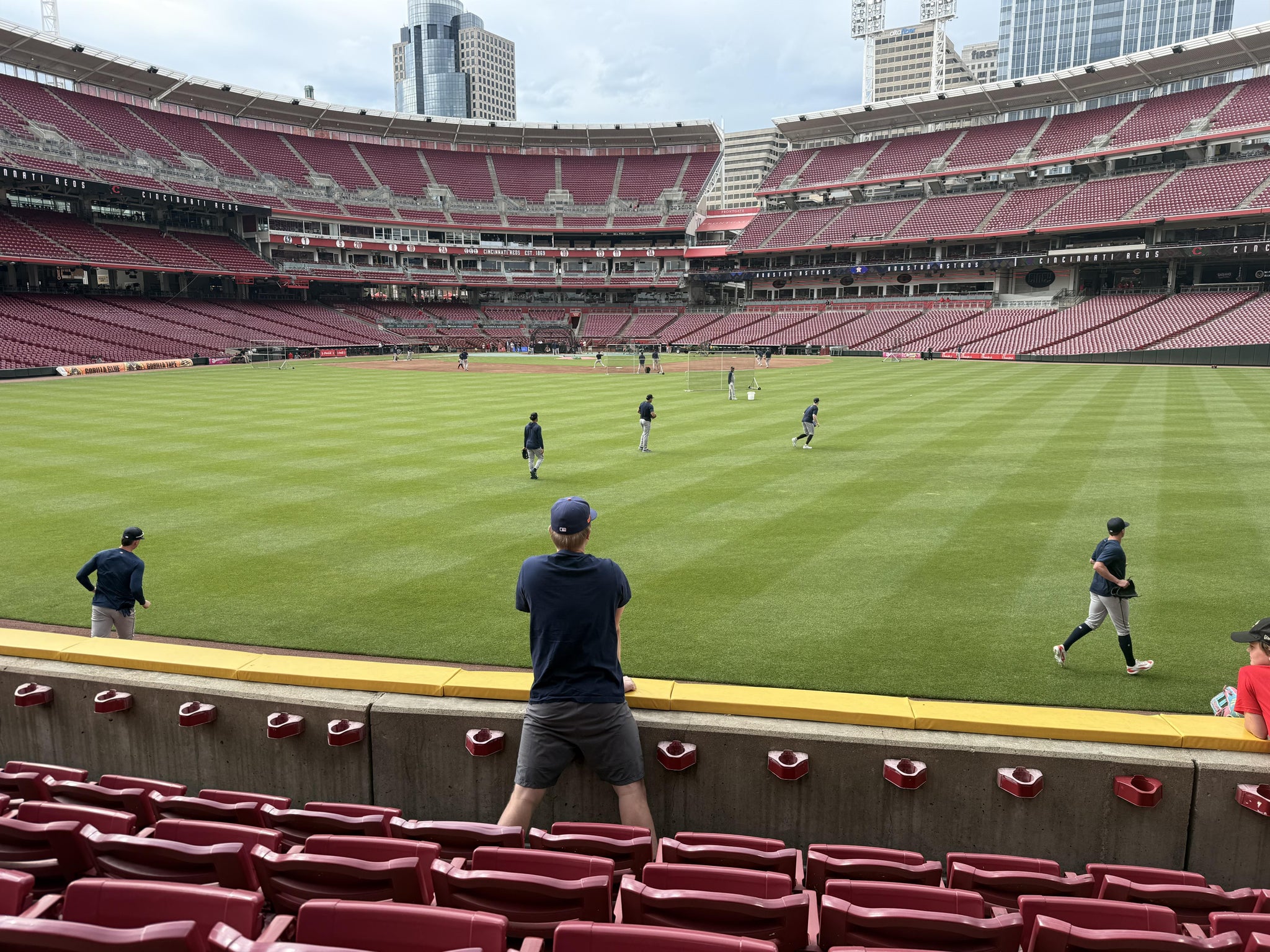 Real Fan View taken from Section 145 at Great American Ball Park by Suzie L