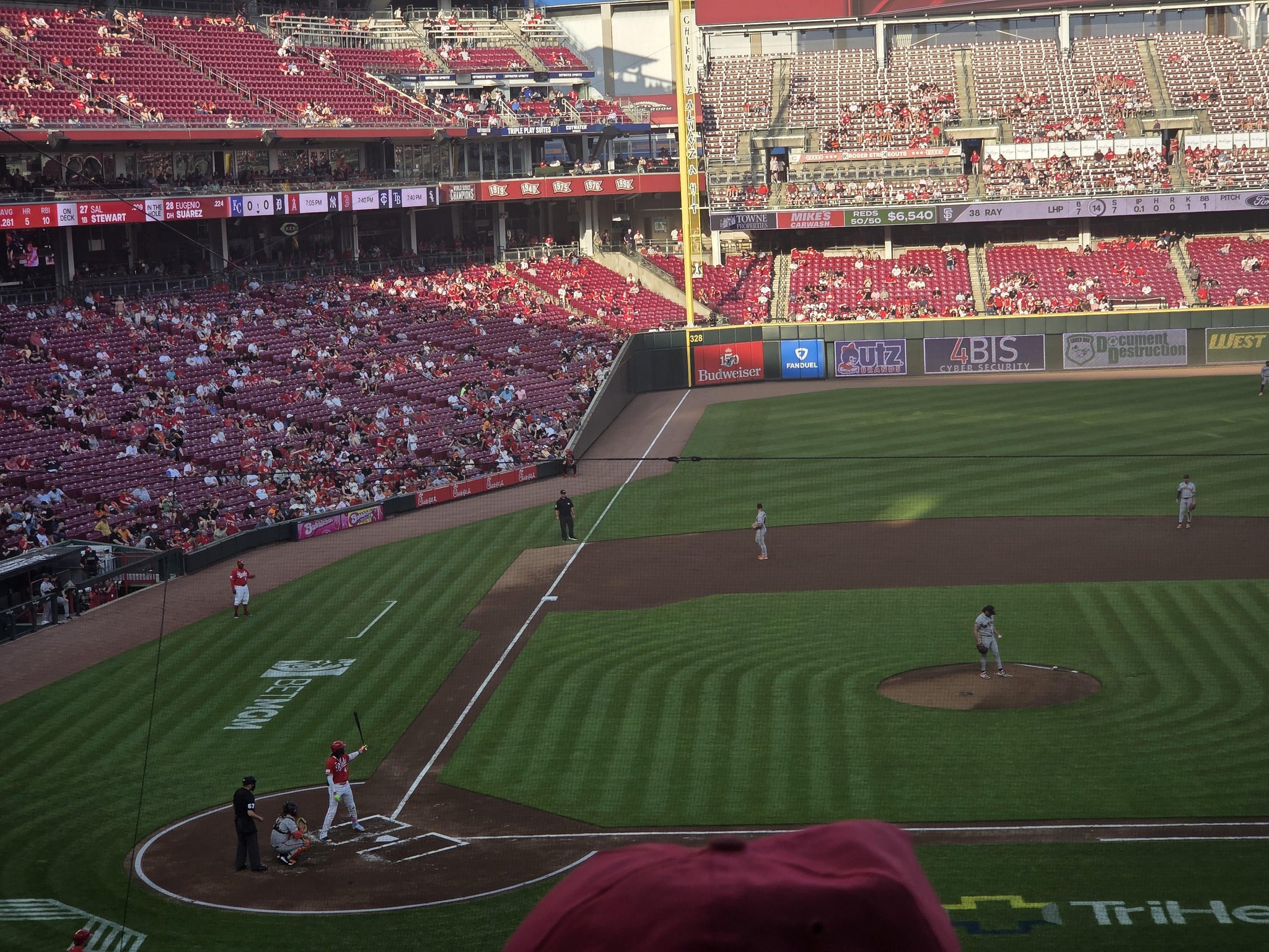 Real Fan View taken from Section 301 at Great American Ball Park by Anonymous User