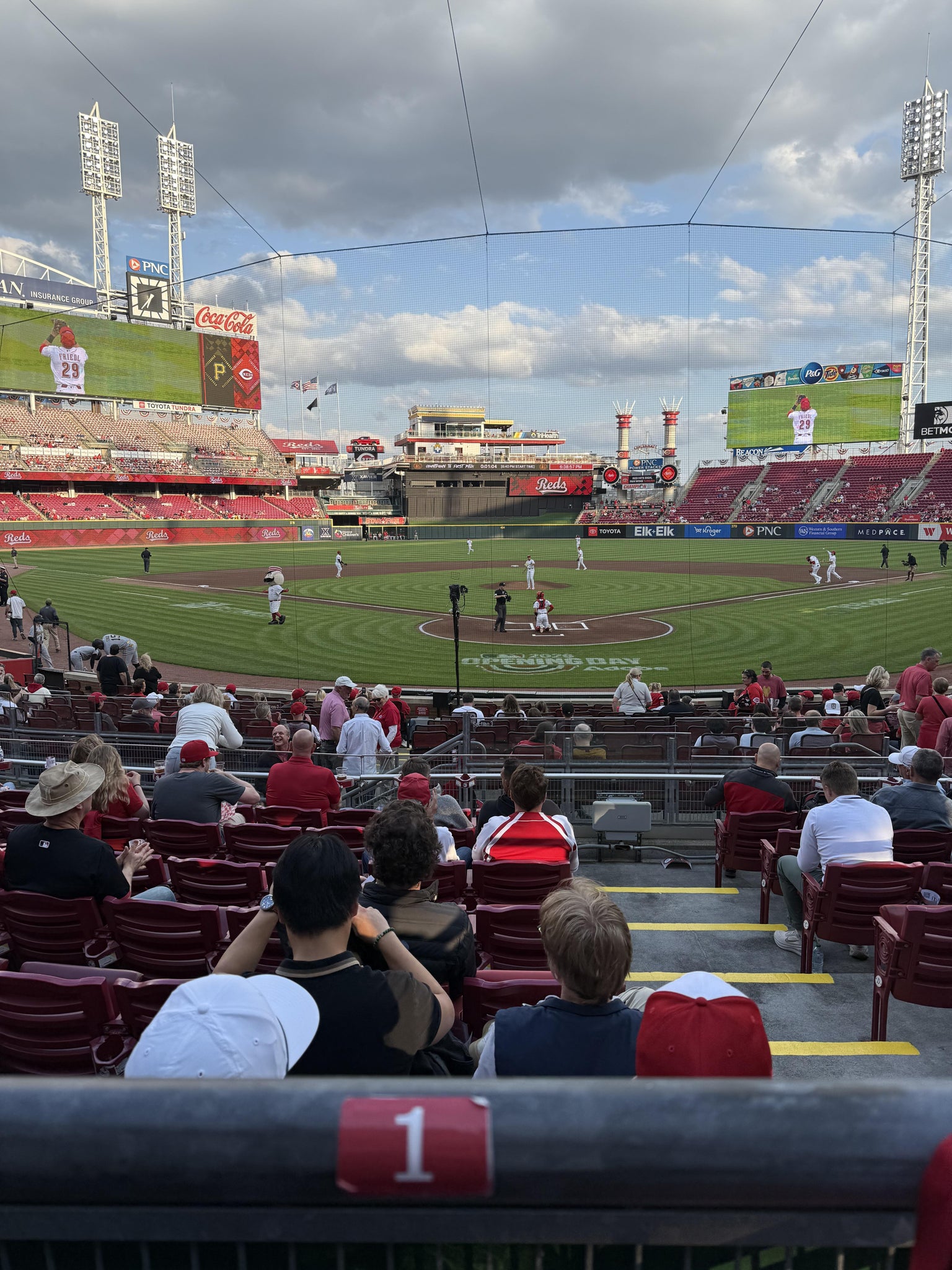 Real Fan View taken from Scout Box 22 WC at Great American Ball Park by Jona H