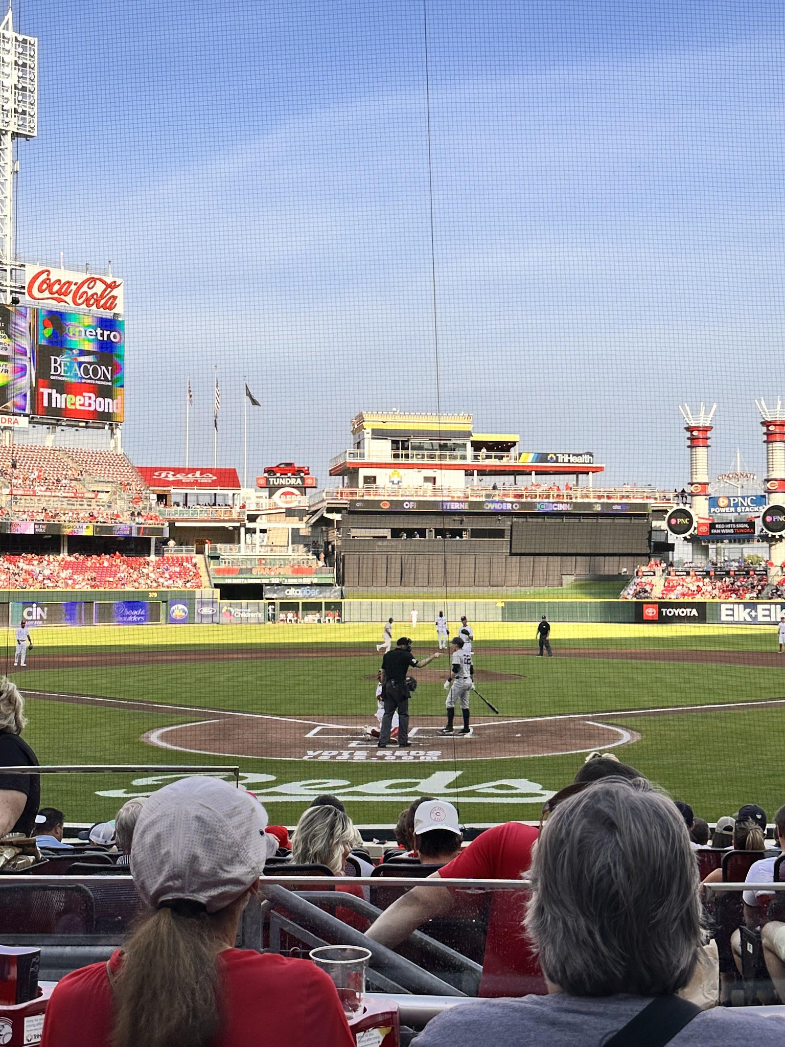 Real Fan View taken from Scout Box 23 at Great American Ball Park by Bethelhem T