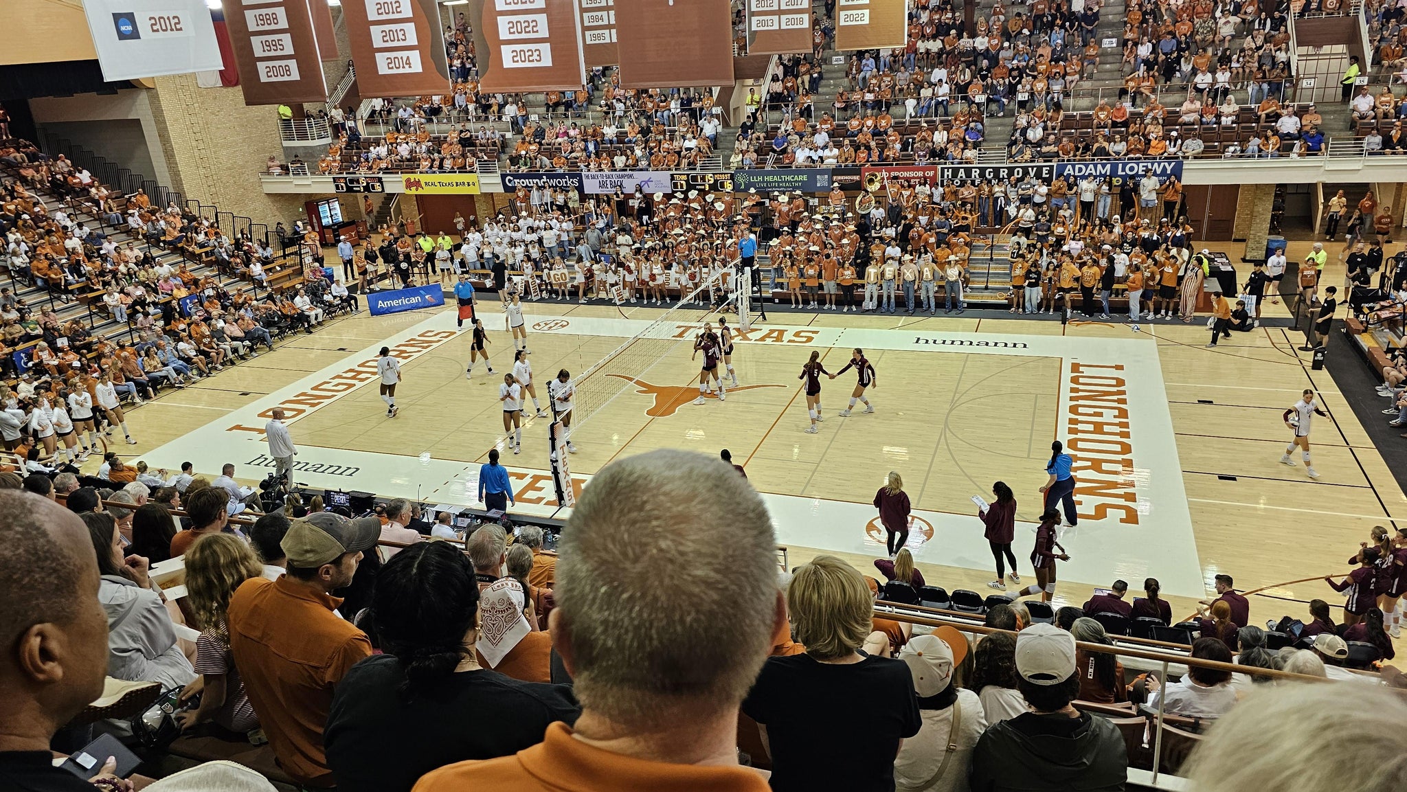 Real Fan View taken from Section 134 GA at Gregory Gym by Tommy A