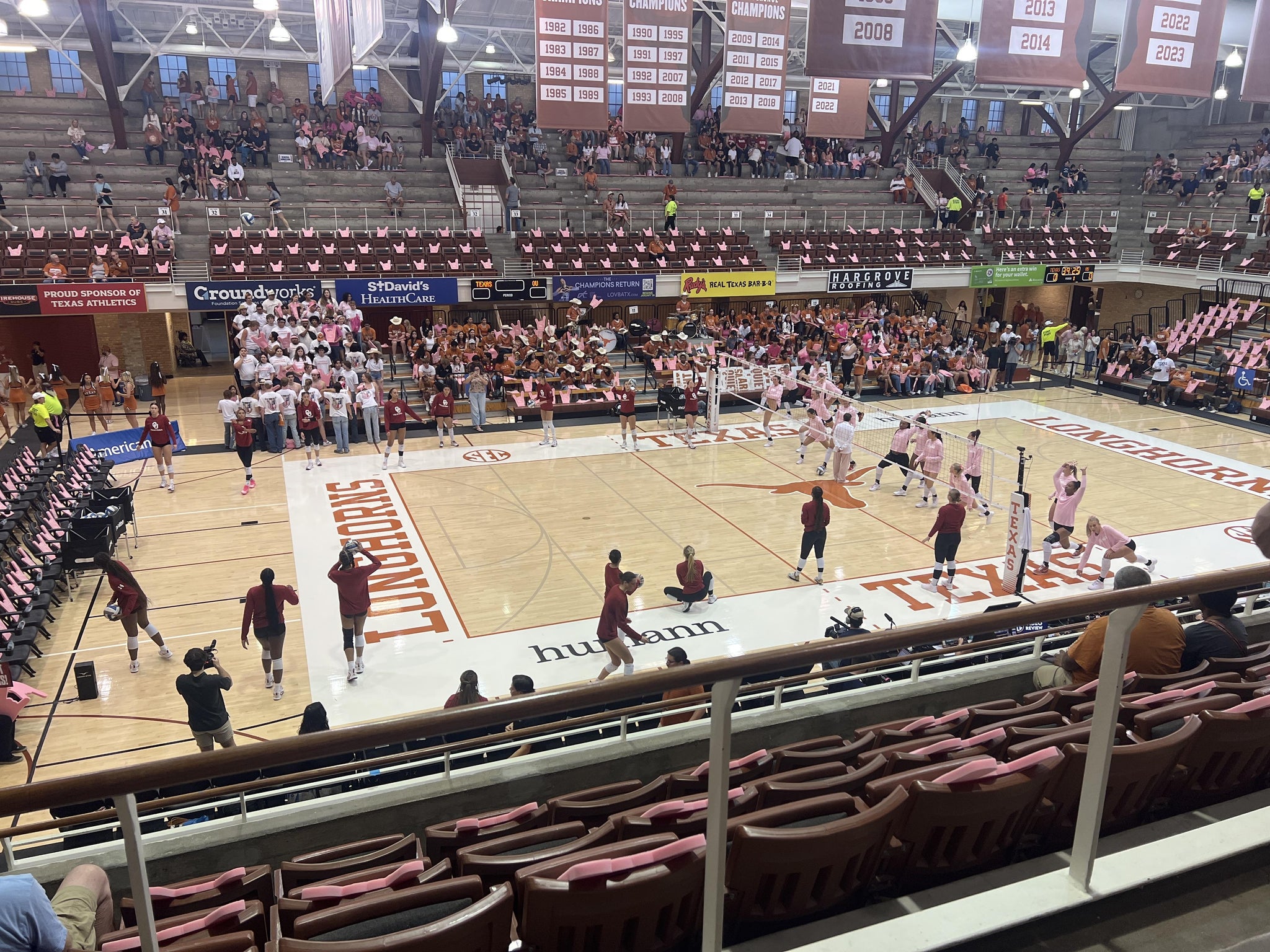 Real Fan View taken from Bench 144 at Gregory Gym by Chloé S