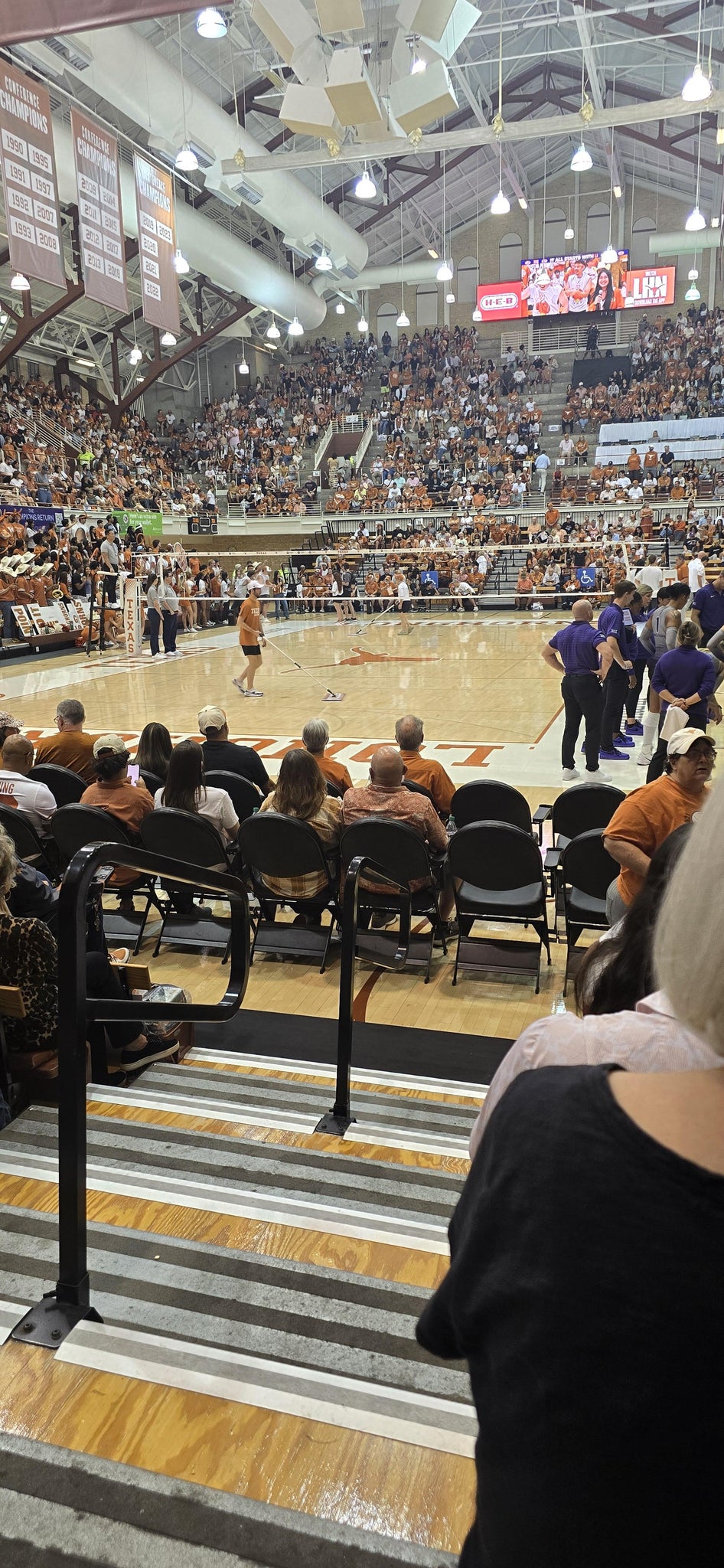 Real Fan View taken from Floor 5 at Gregory Gym by William T