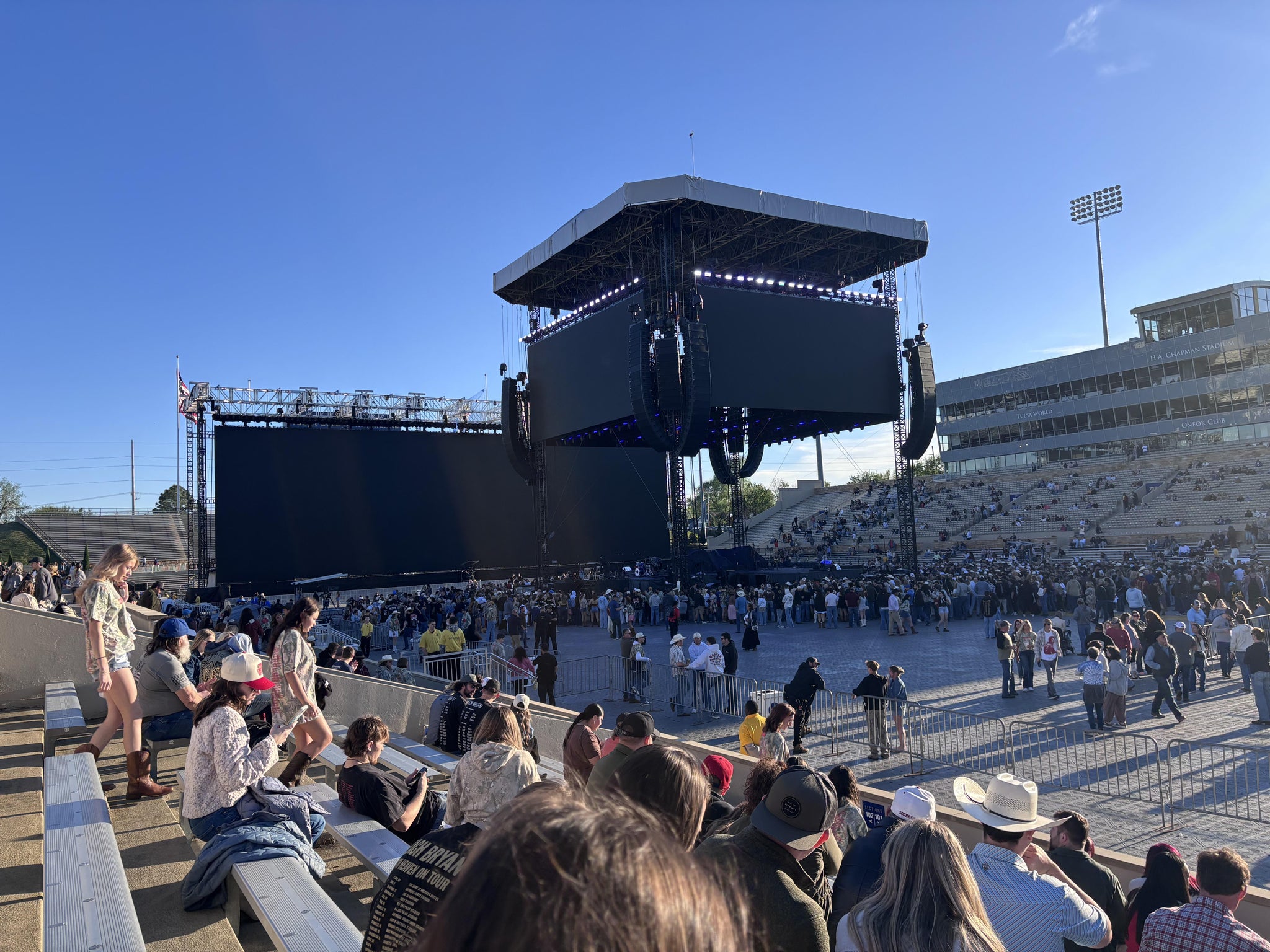 Real Fan View taken from Section 101 at HA Chapman Stadium by Jason T