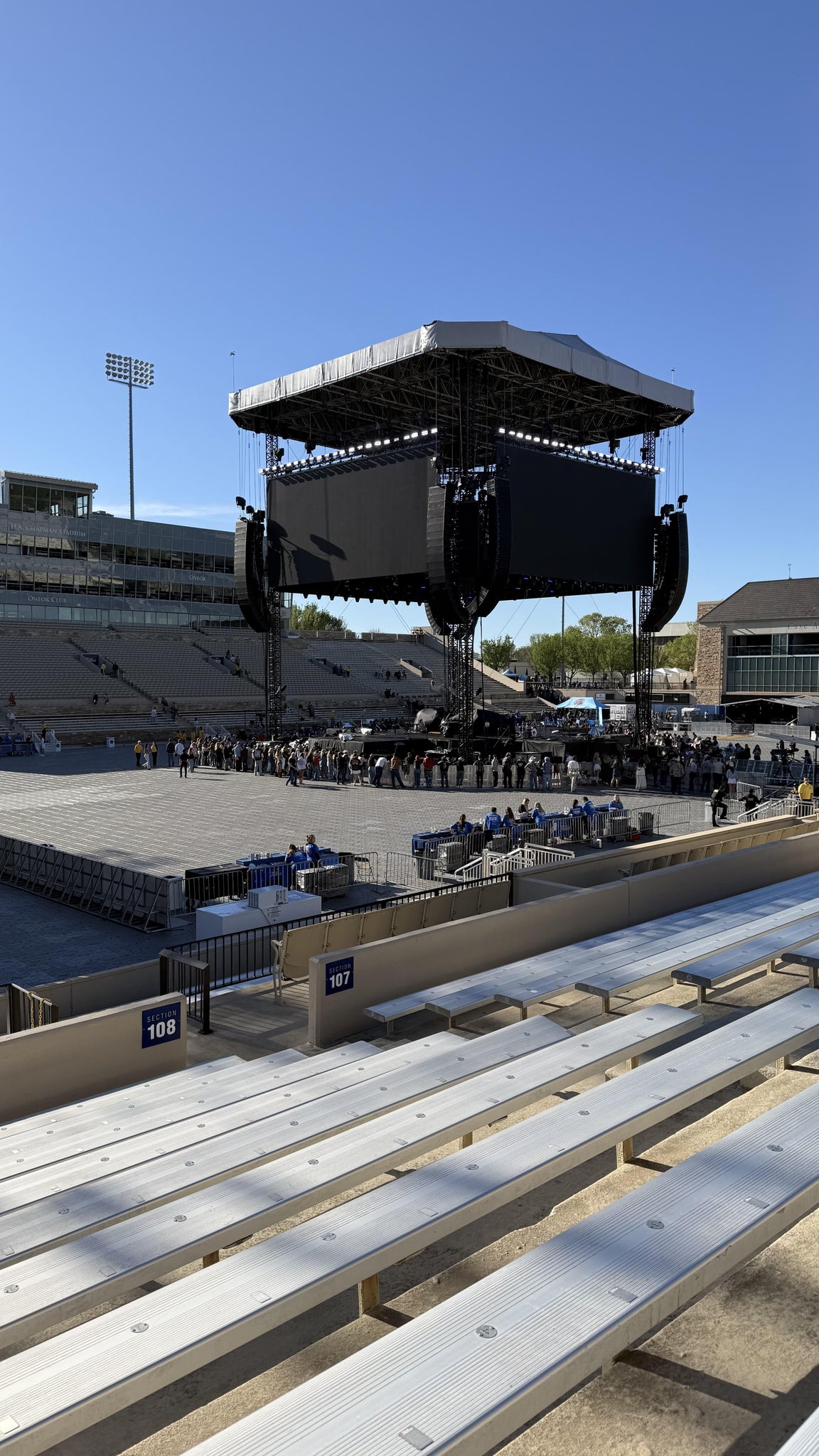 Real Fan View taken from Section 108 at HA Chapman Stadium by Sarah R