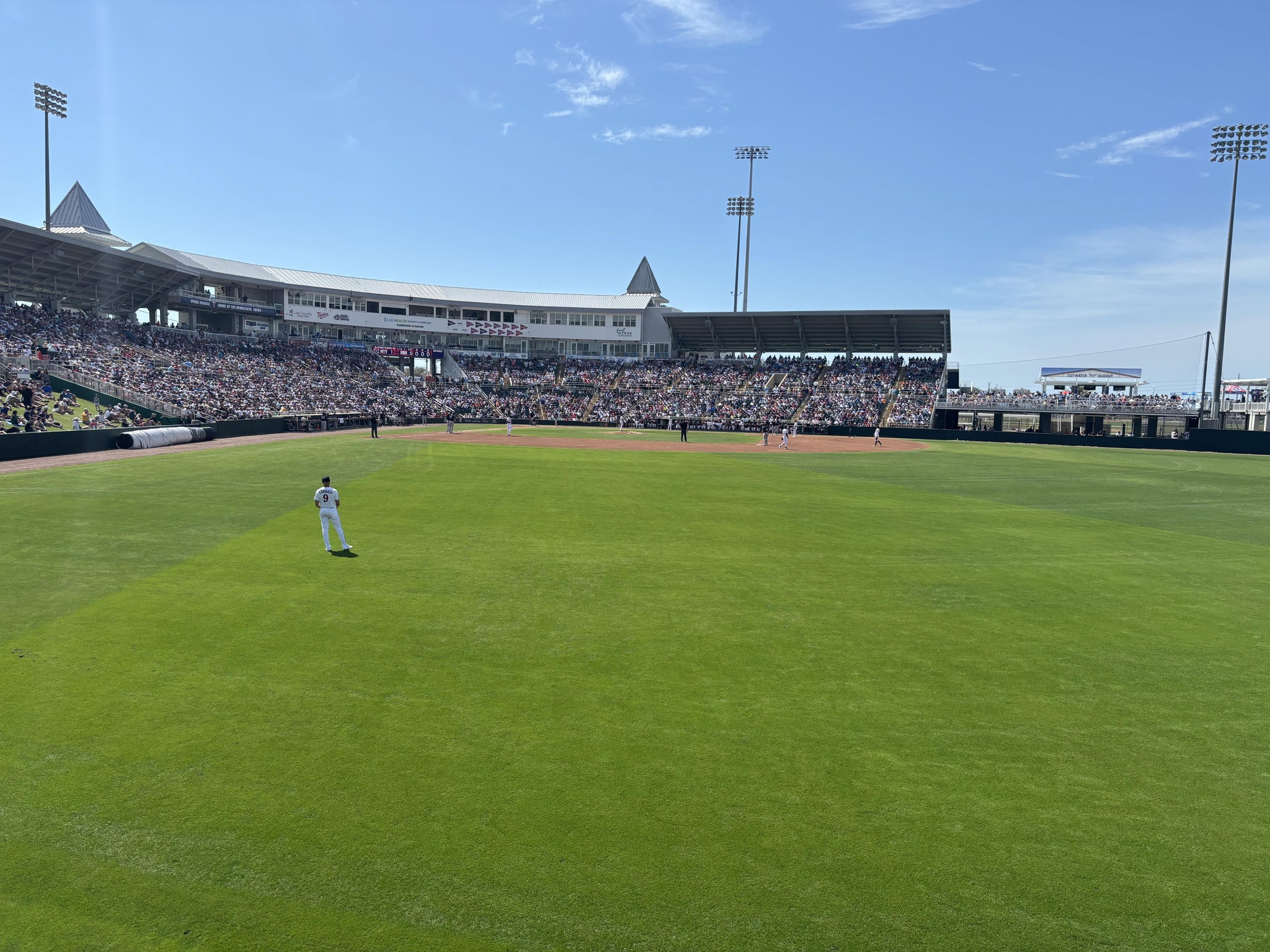 Real Fan View taken from Section 128 at Hammond Stadium by Anthony P