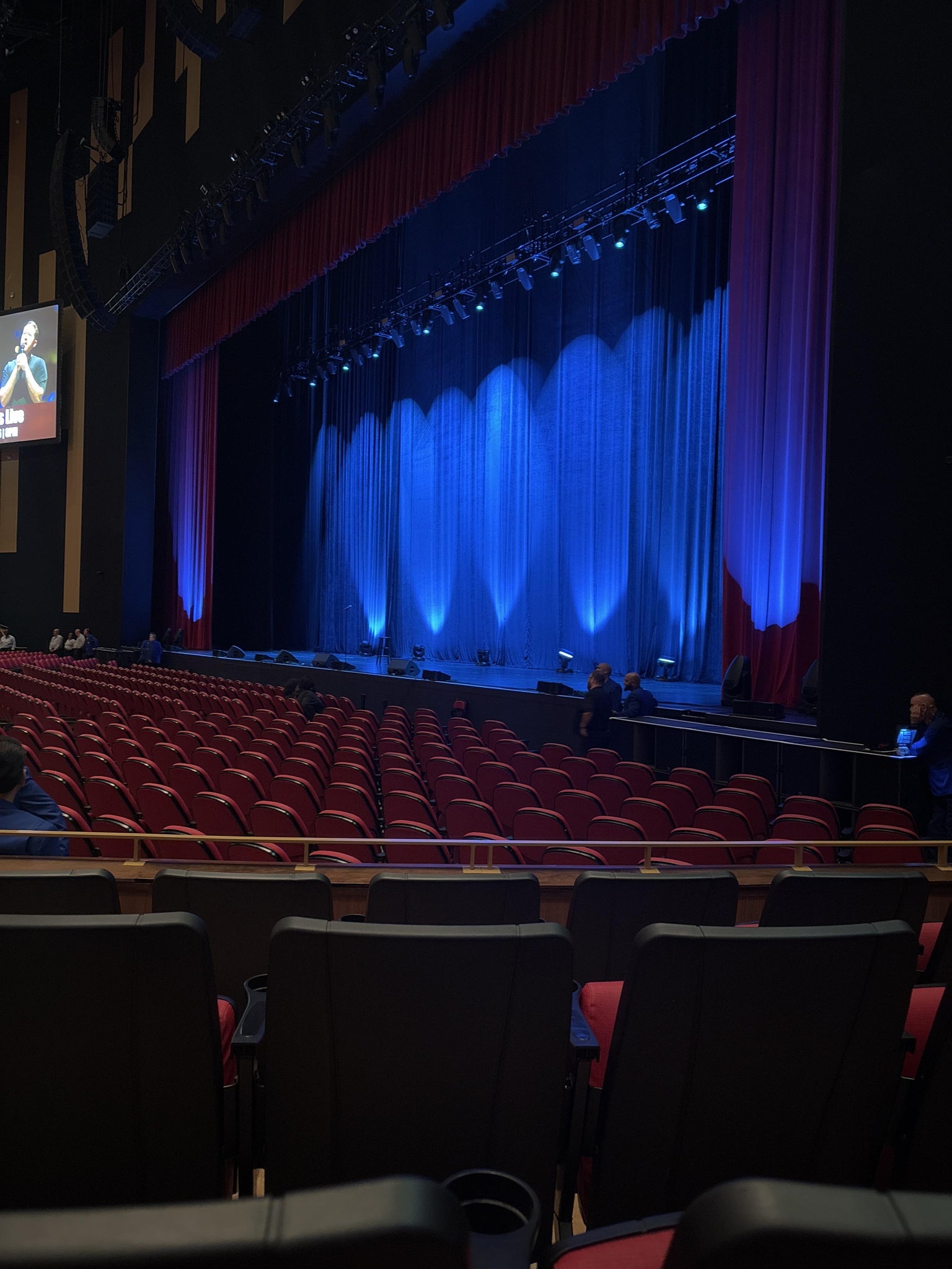 Real Fan View taken from Section 104 at Hard Rock Live - Hollywood by Rebecca Z