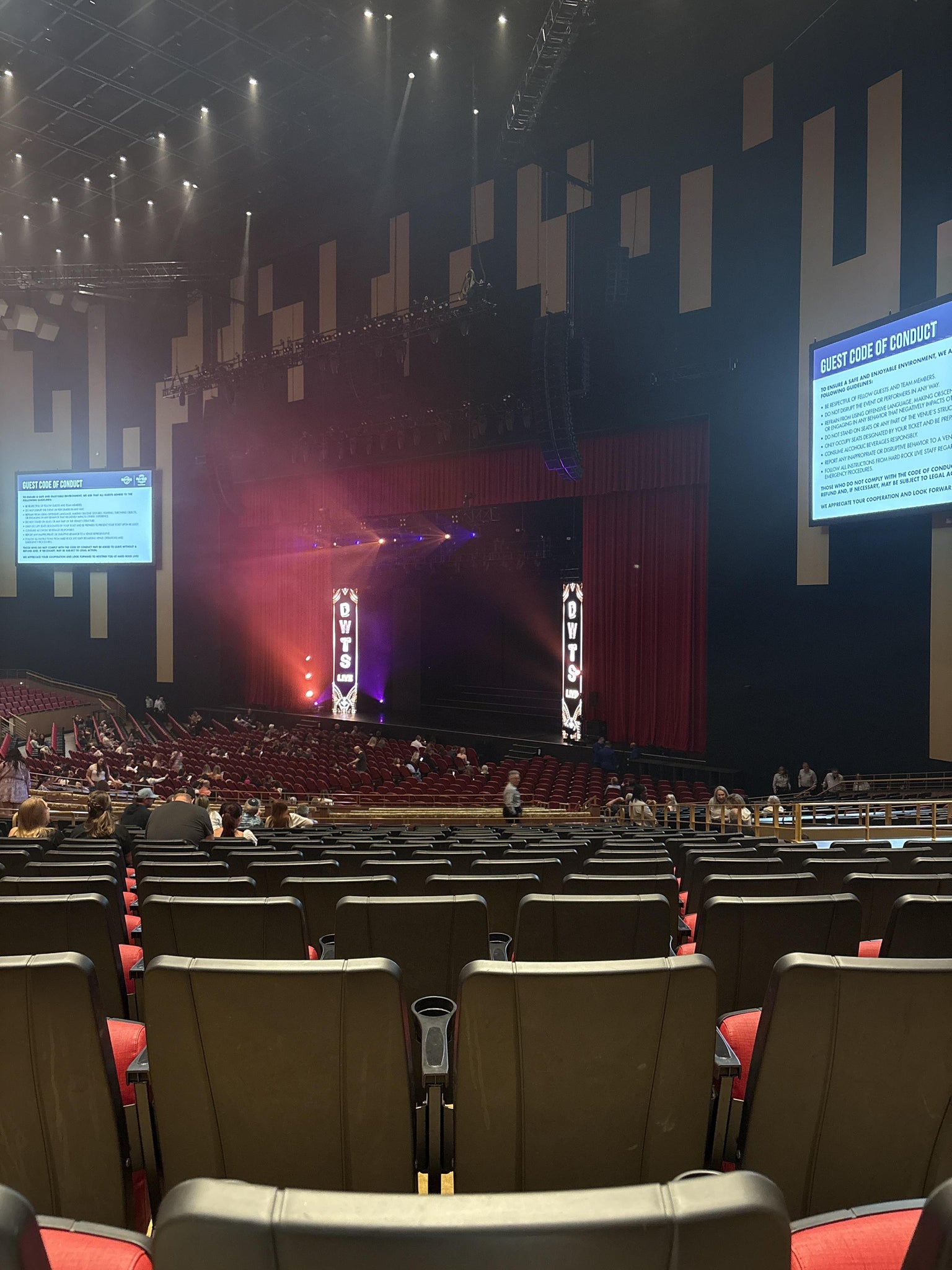 Real Fan View taken from Section 113 at Hard Rock Live - Hollywood by Matthew F