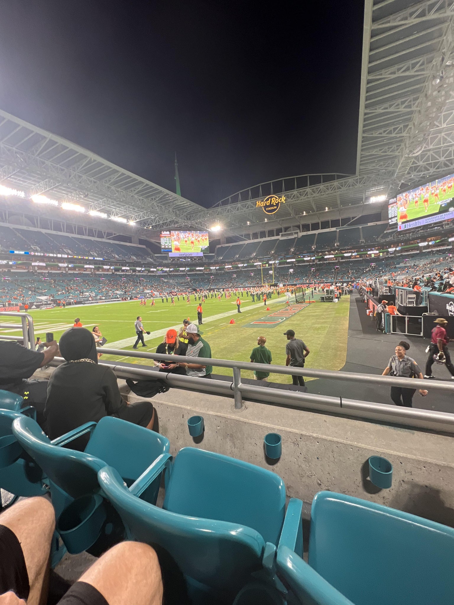 Real Fan View taken from Section 101 at Hard Rock Stadium by J S