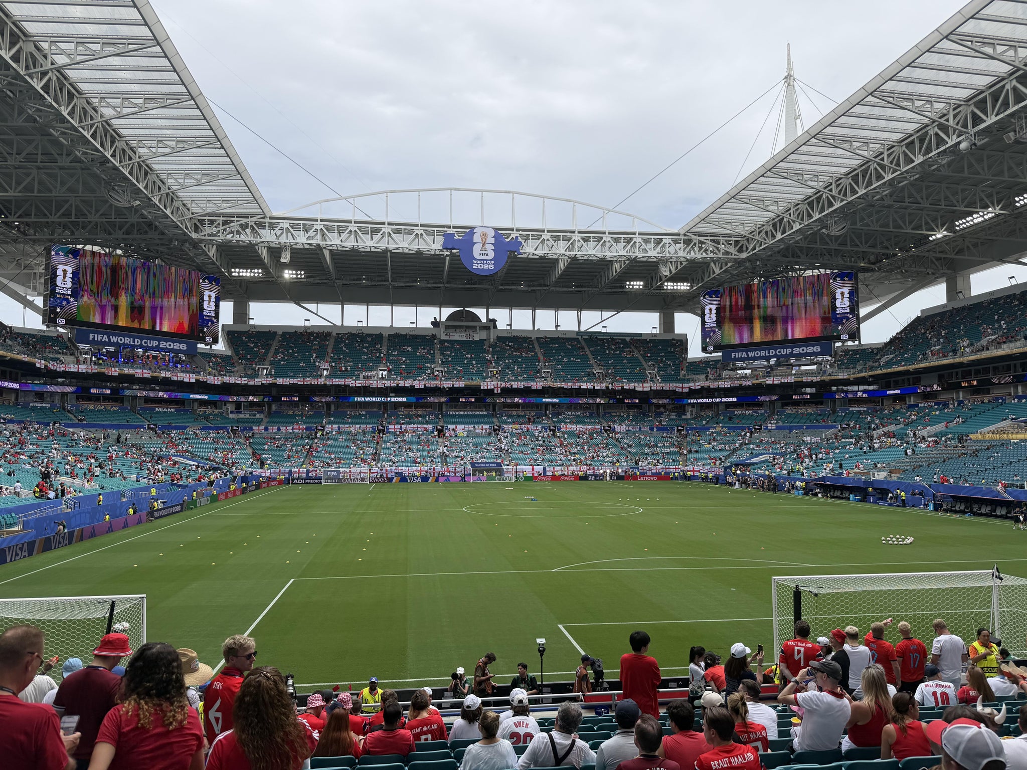 Real Fan View taken from Section 105 at Hard Rock Stadium by Abhishek S