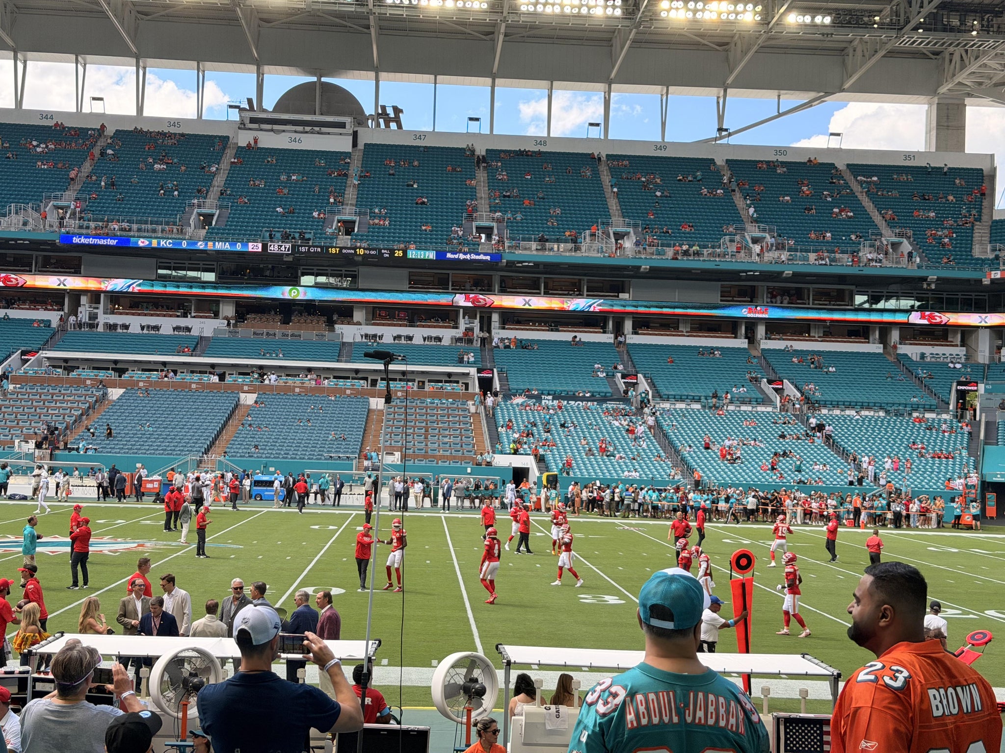 Real Fan View taken from Section 117 at Hard Rock Stadium by Anonymous User