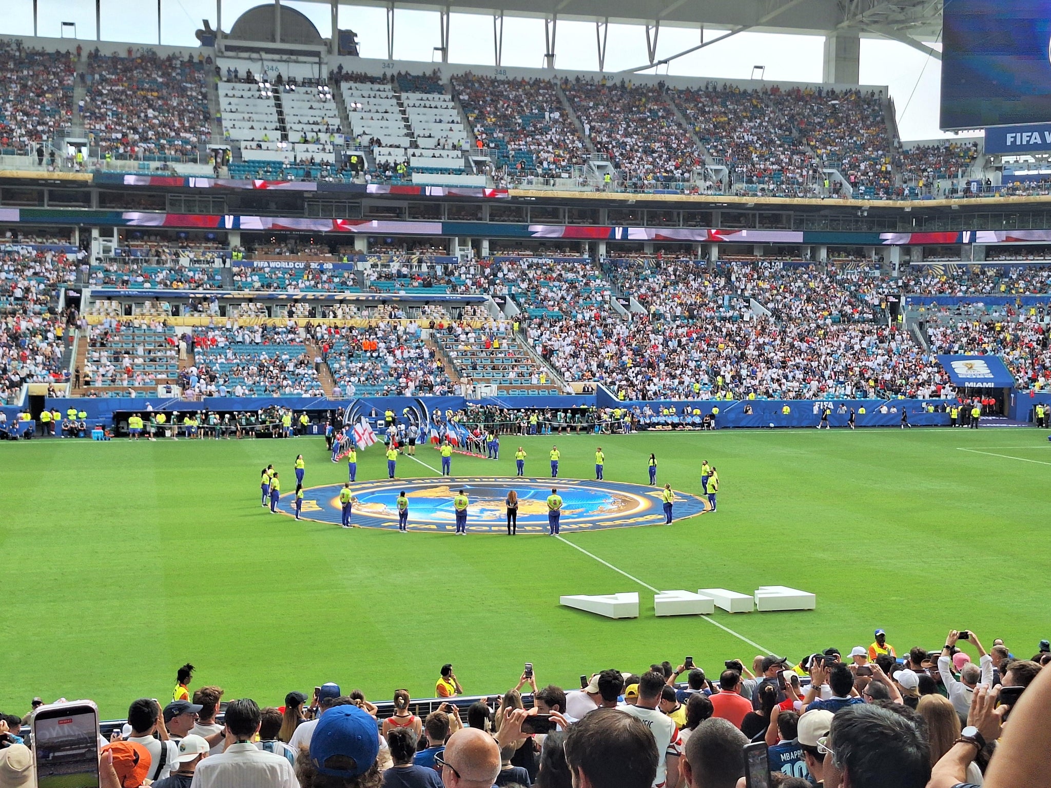 Real Fan View taken from Section 119 at Hard Rock Stadium by Claude L