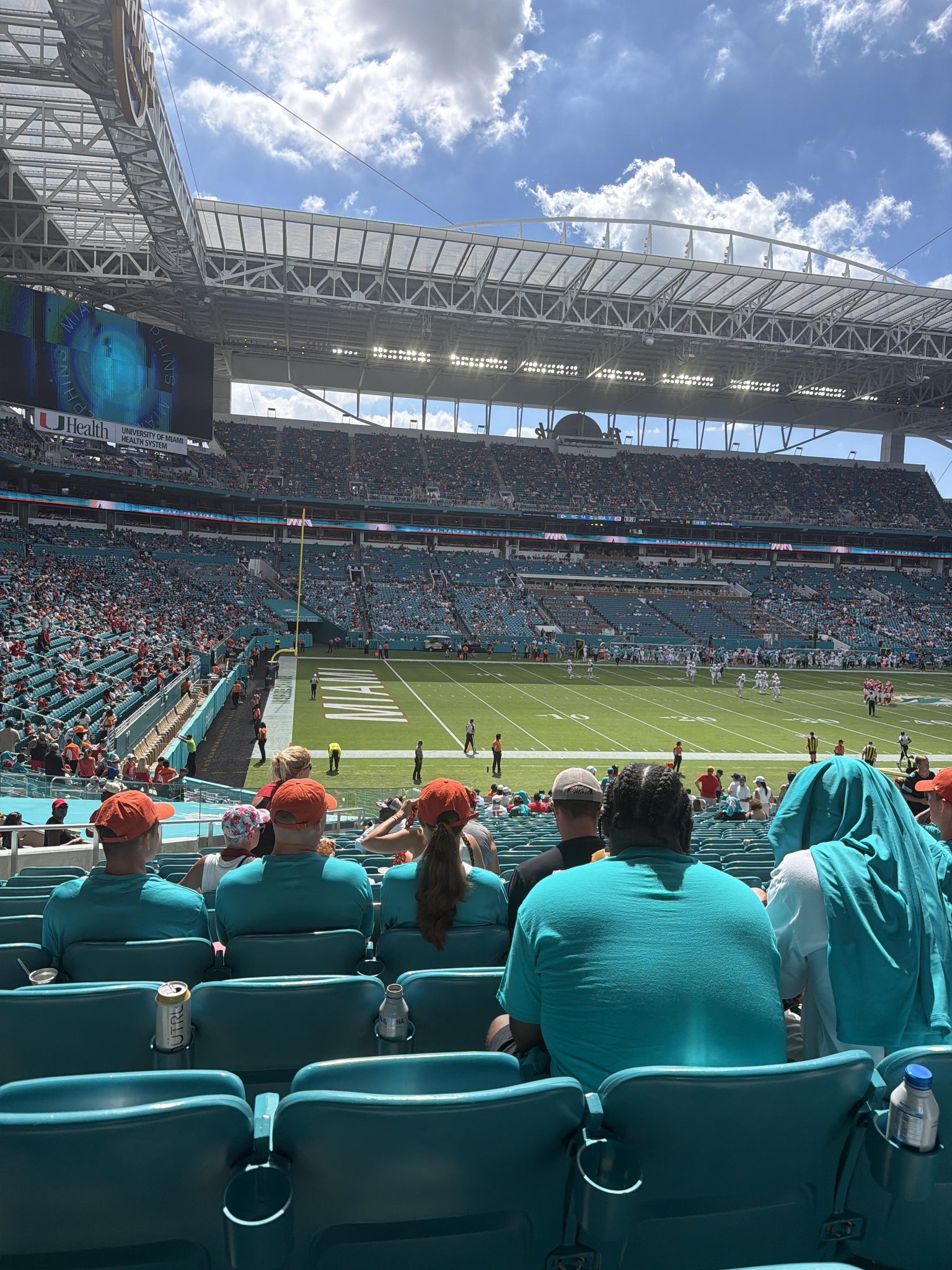 Real Fan View taken from Section 122 at Hard Rock Stadium by Marshayla F
