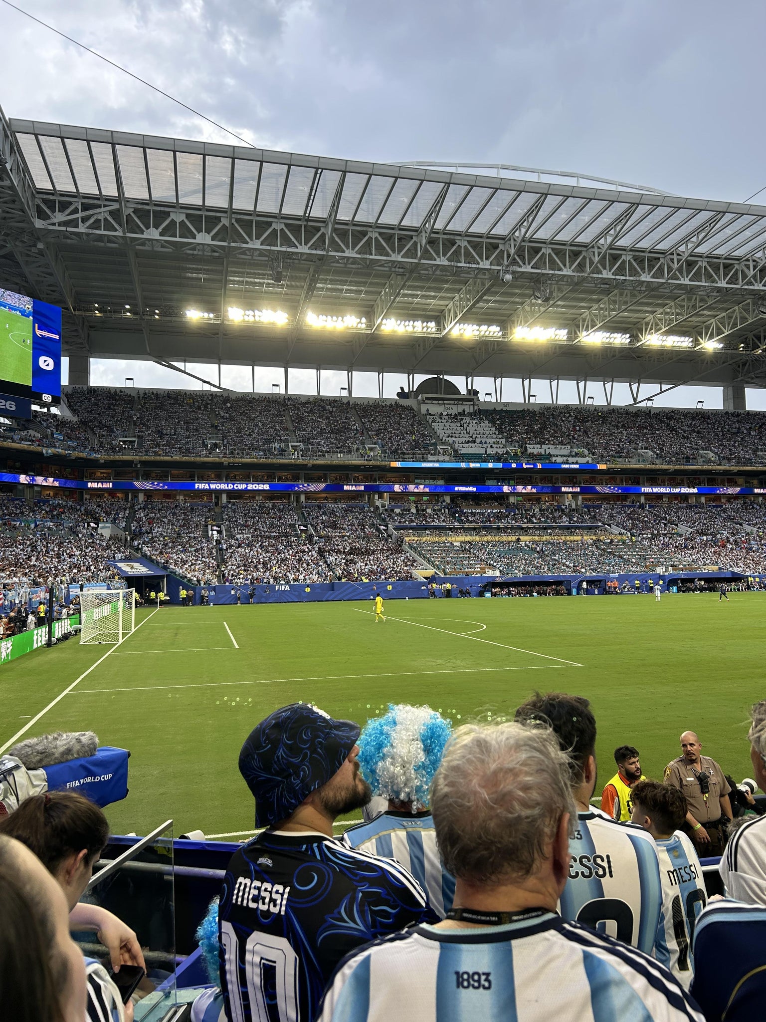 Real Fan View taken from Section 122 at Hard Rock Stadium by Sarah H
