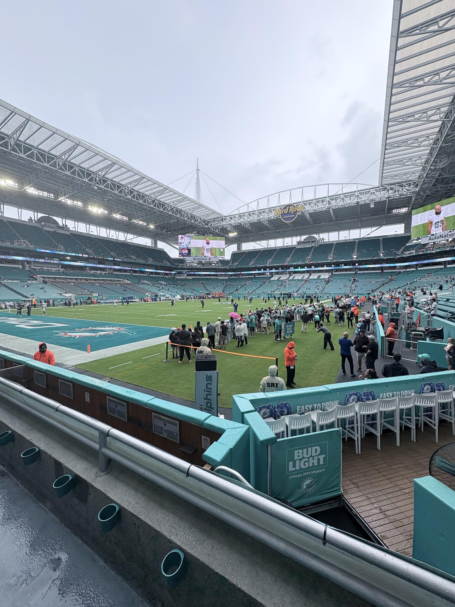 Real Fan View taken from Section 129 at Hard Rock Stadium by Mike M