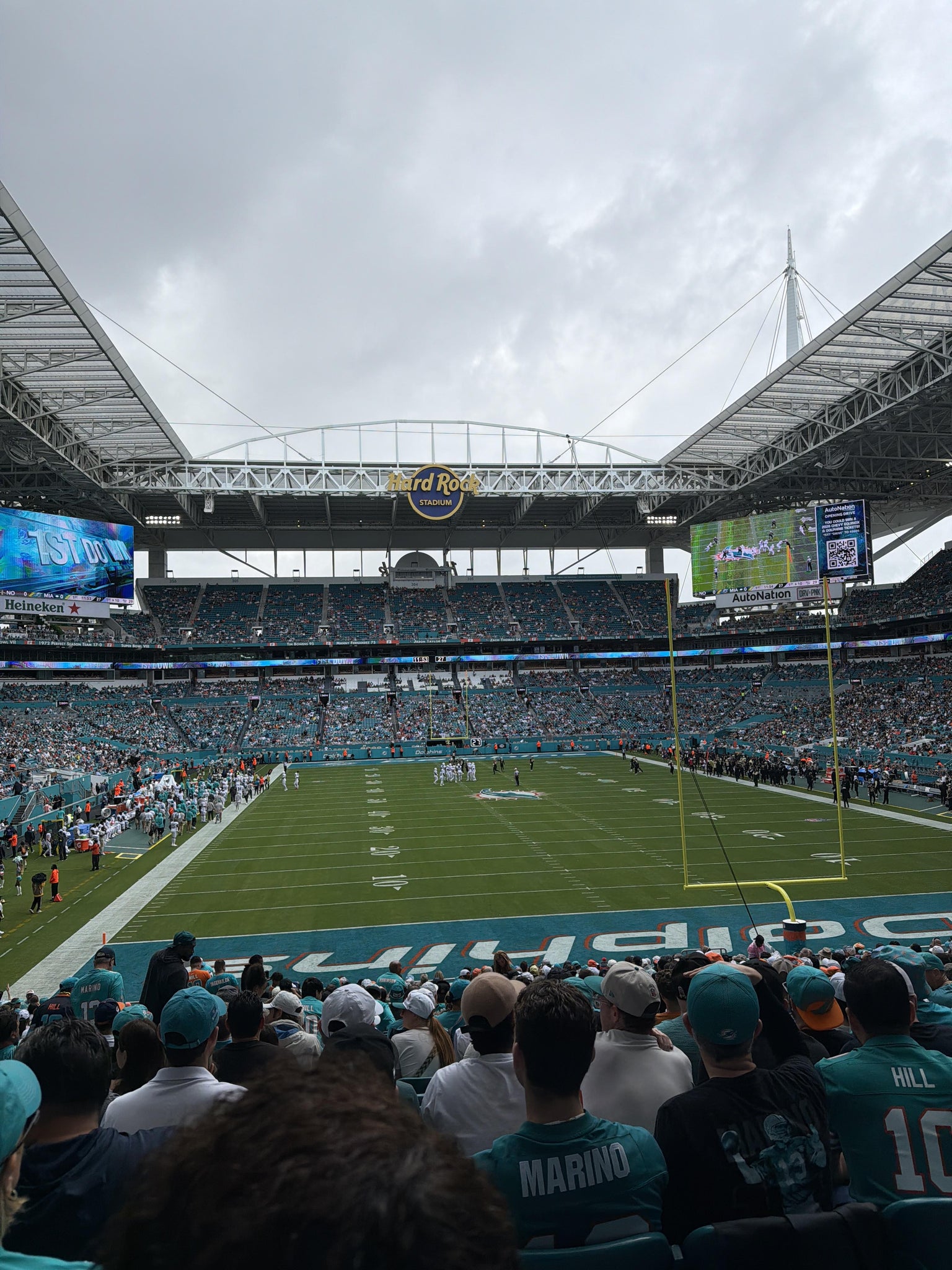 Real Fan View taken from Section 133 at Hard Rock Stadium by Anonymous User